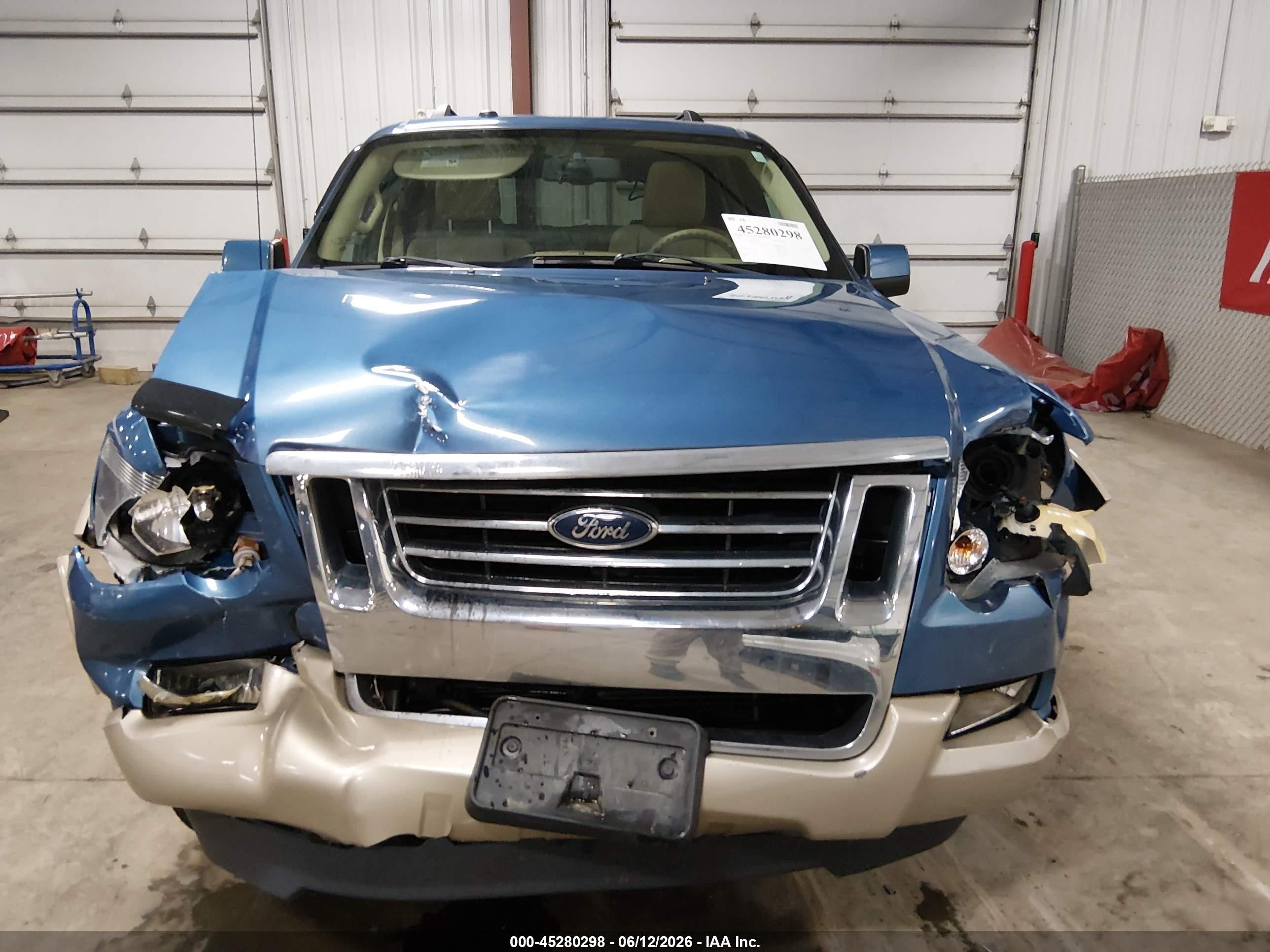 2009 Ford Explorer Eddie Bauer Blue vin: 1FMEU74E89UA14741