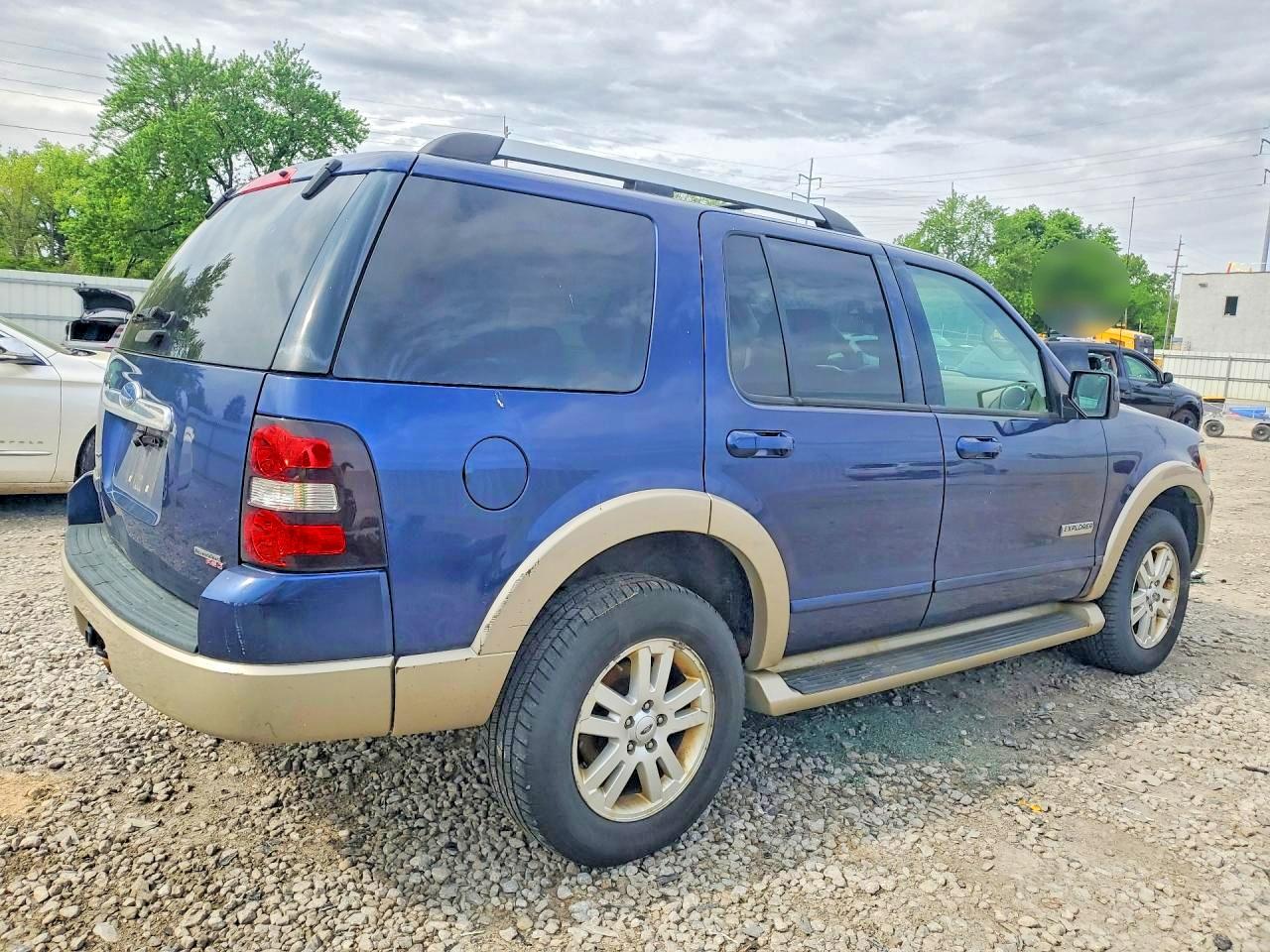 2007 Ford Explorer Eddie Bauer Синий vin: 1FMEU74E97UA54985