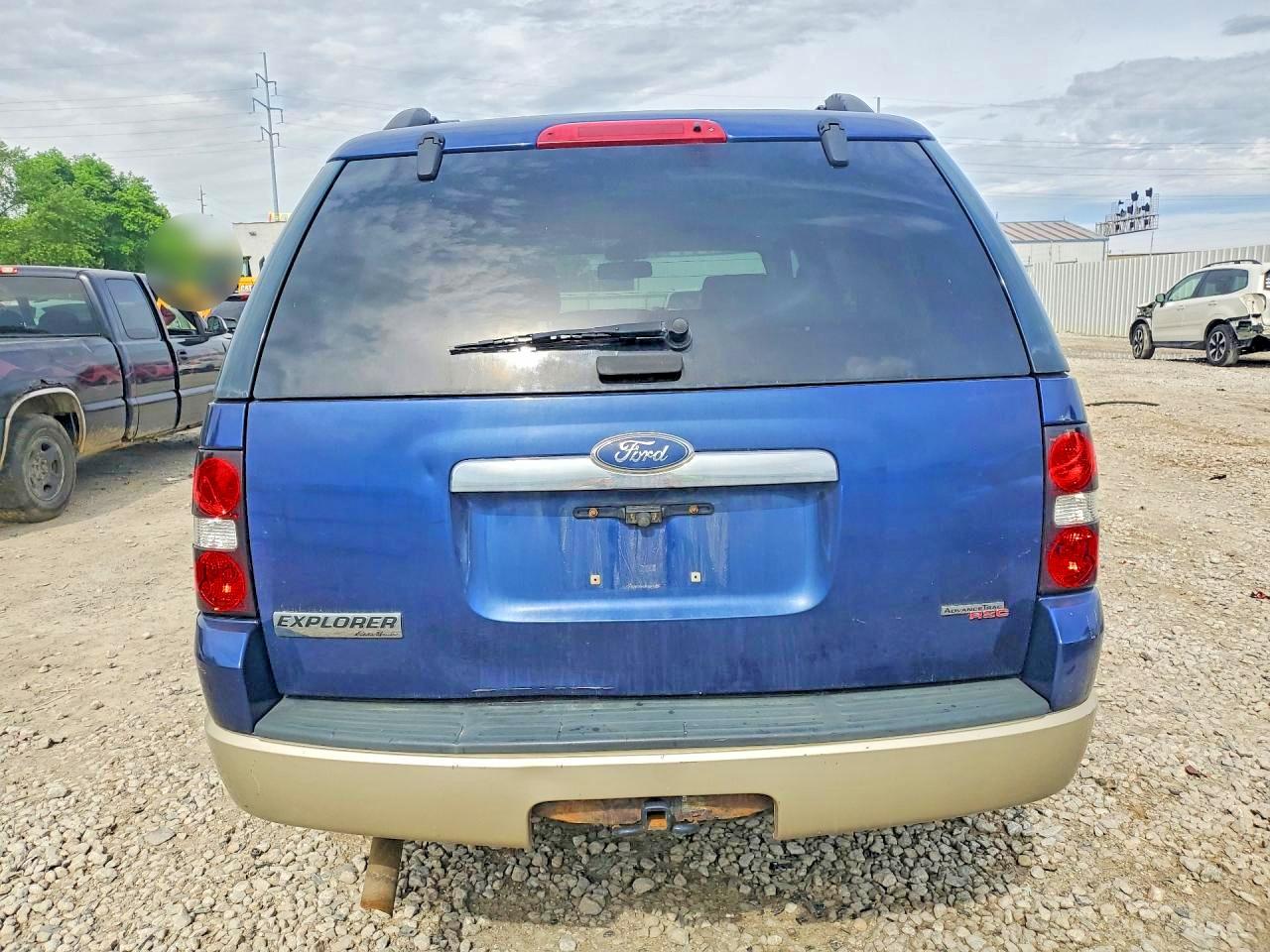 2007 Ford Explorer Eddie Bauer Синий vin: 1FMEU74E97UA54985