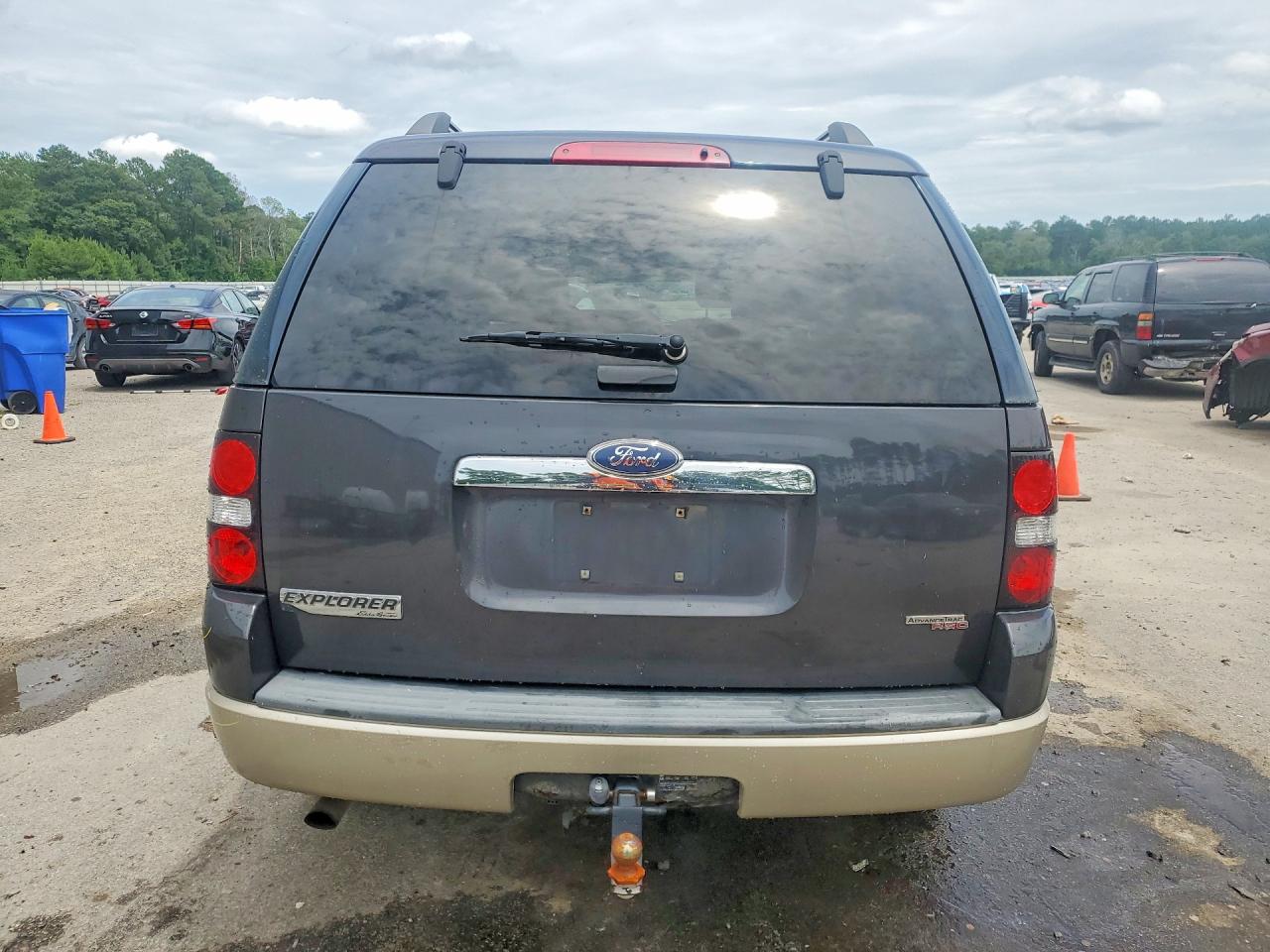2007 Ford Explorer Eddie Bauer Black vin: 1FMEU74E97UB60790