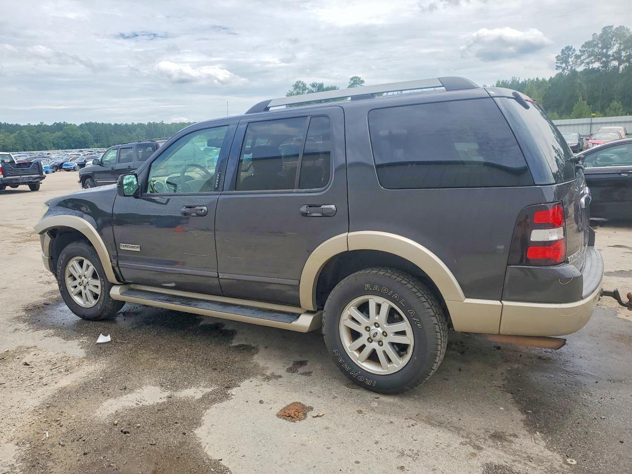 2007 Ford Explorer Eddie Bauer Black vin: 1FMEU74E97UB60790