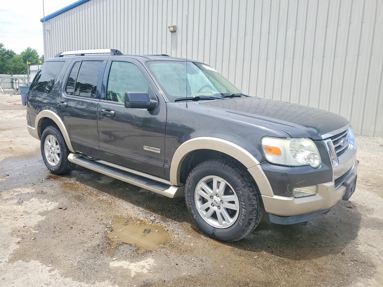 2007 Ford Explorer Eddie Bauer Black vin: 1FMEU74E97UB60790