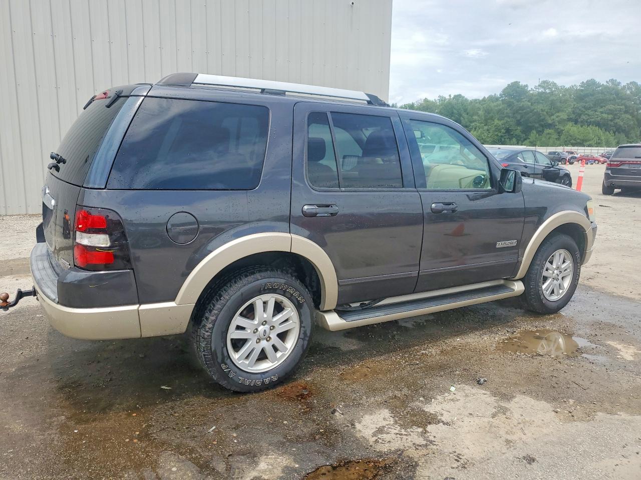 2007 Ford Explorer Eddie Bauer Black vin: 1FMEU74E97UB60790
