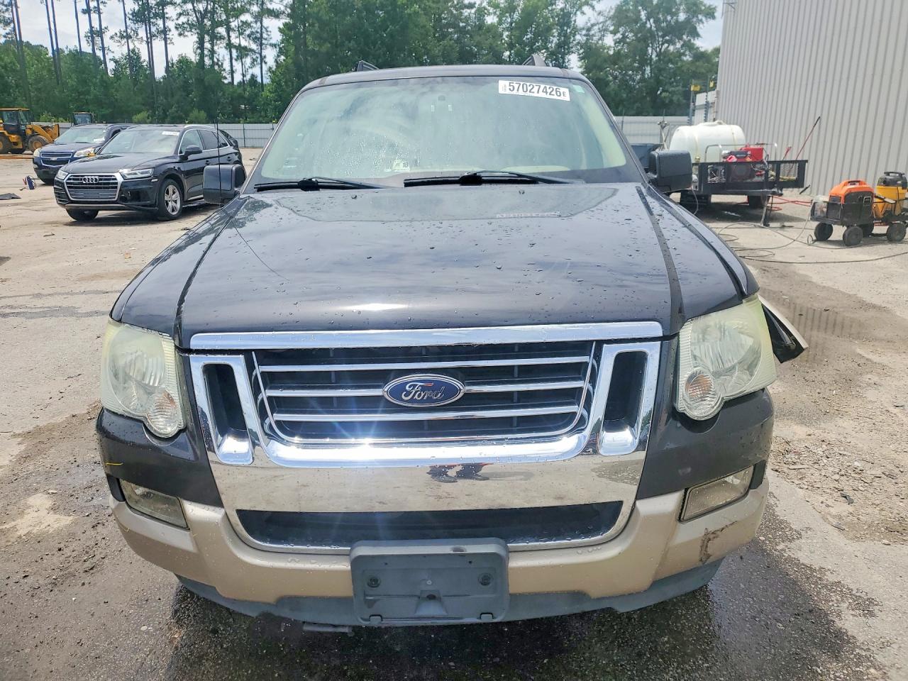 2007 Ford Explorer Eddie Bauer Black vin: 1FMEU74E97UB60790