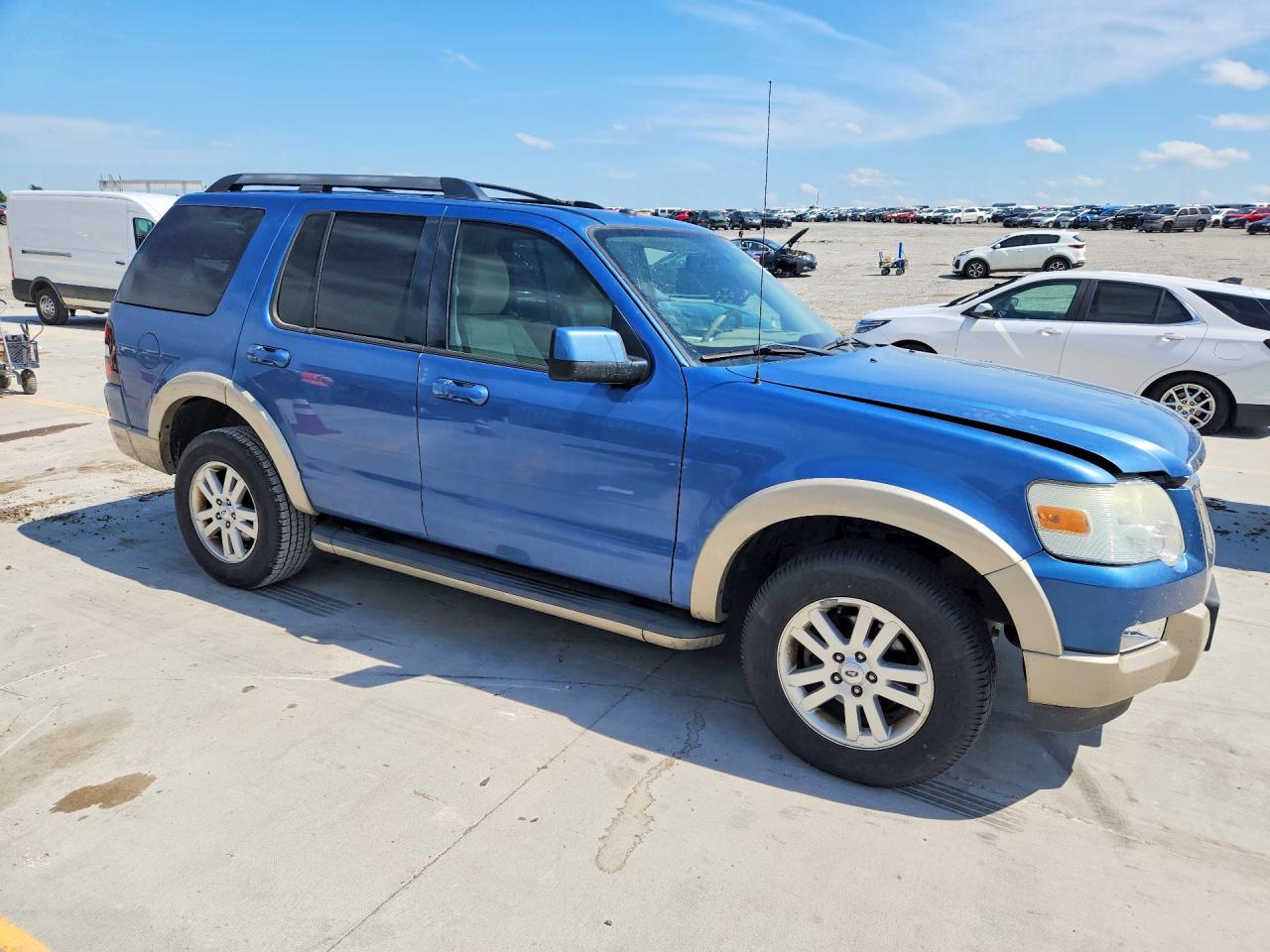 2009 Ford Explorer Eddie Bauer Blue vin: 1FMEU74E99UA42015