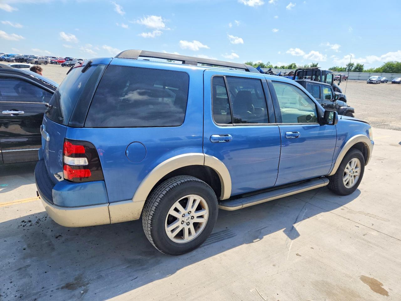 2009 Ford Explorer Eddie Bauer Blue vin: 1FMEU74E99UA42015