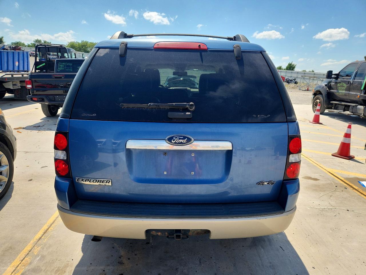 2009 Ford Explorer Eddie Bauer Blue vin: 1FMEU74E99UA42015