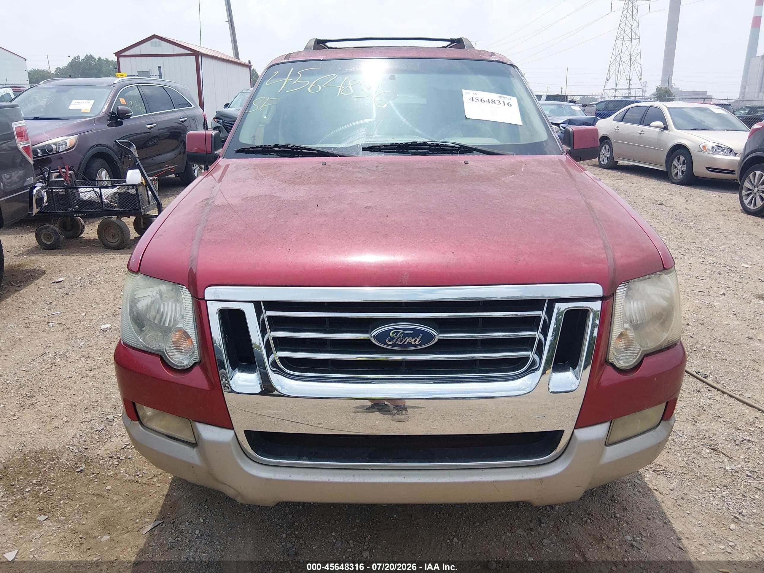 2006 Ford Explorer Eddie Bauer Красный vin: 1FMEU74EX6UA41614