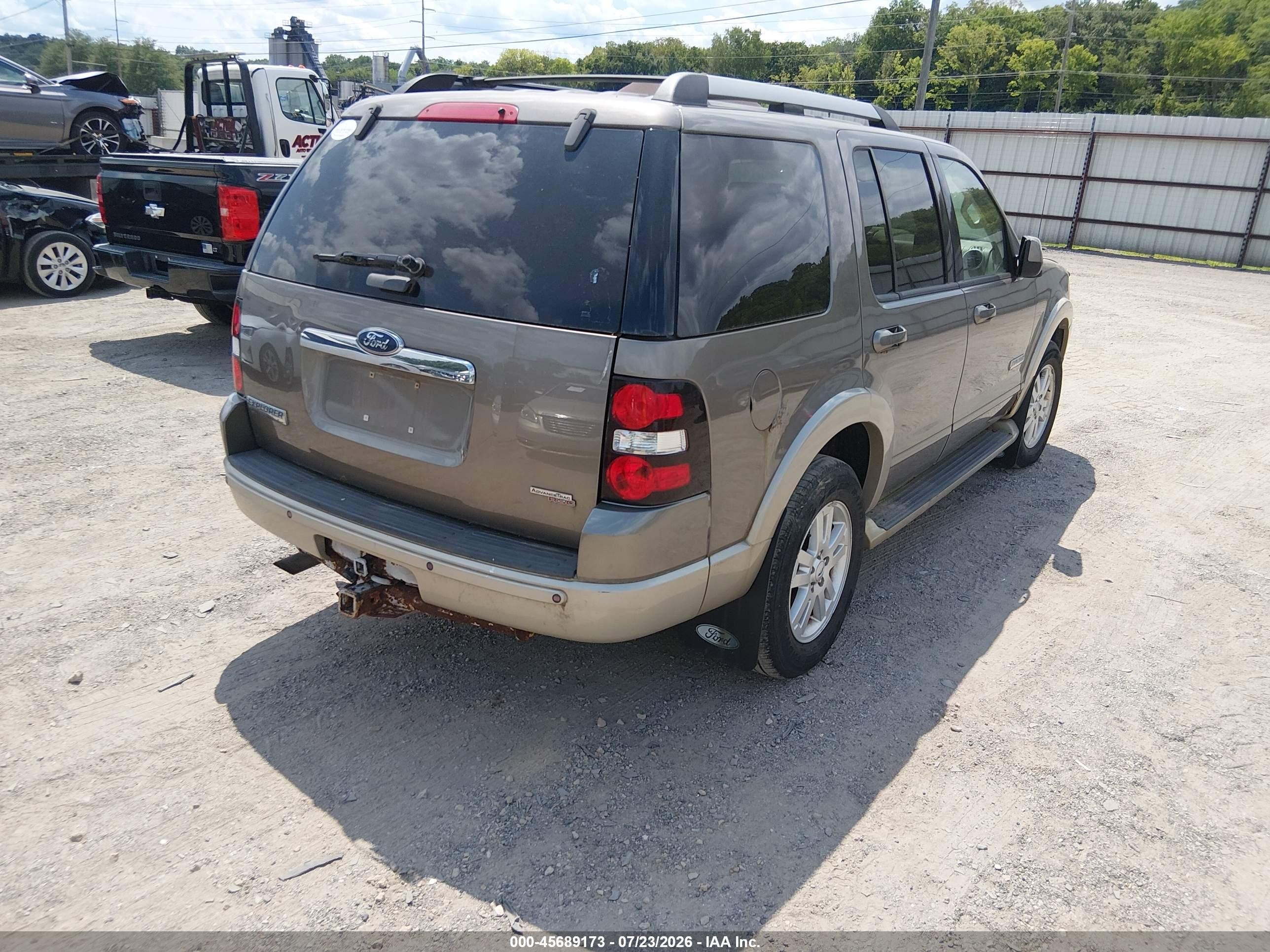 2006 Ford Explorer Eddie Bauer Brown vin: 1FMEU74EX6UB66516