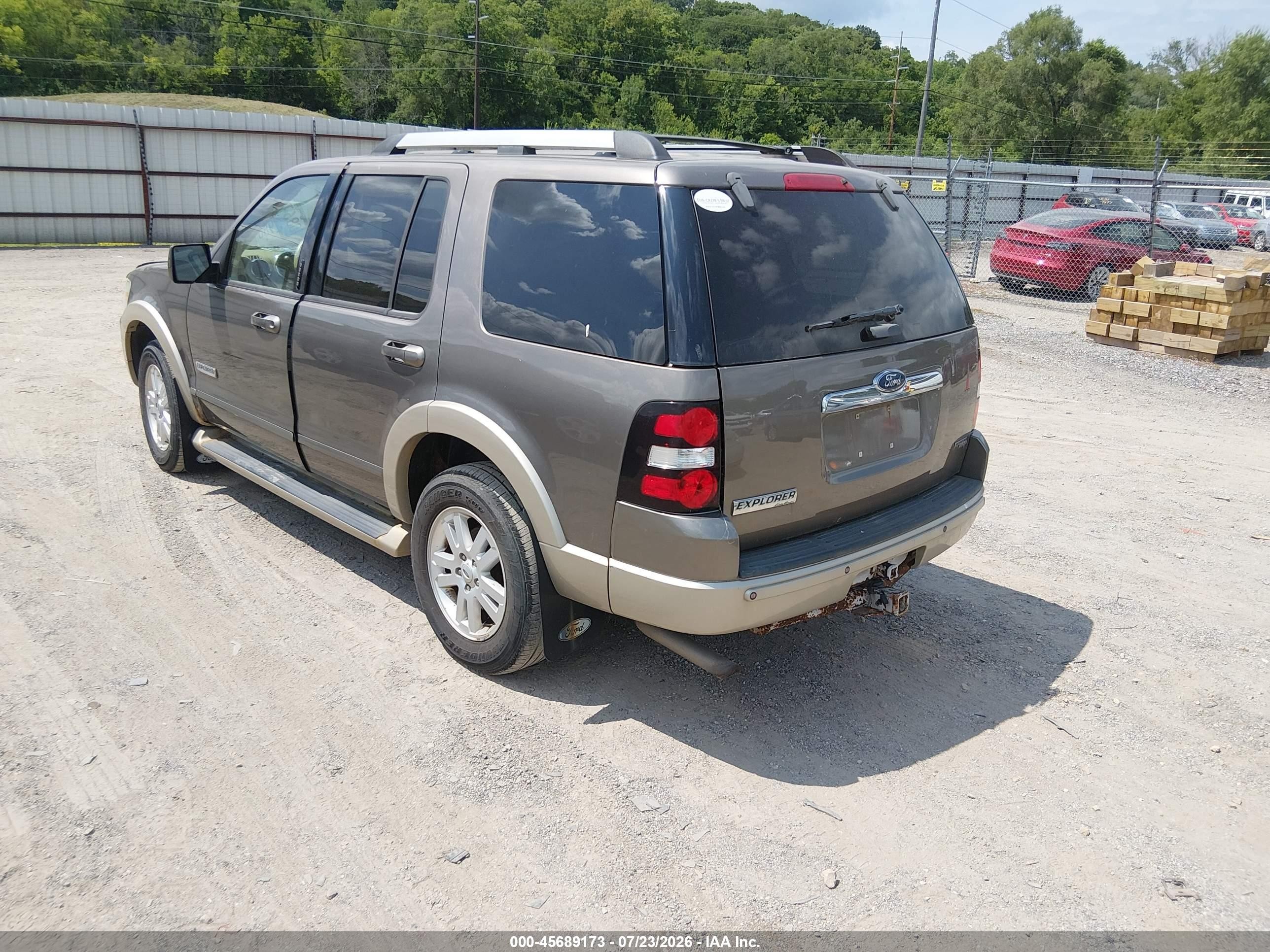 2006 Ford Explorer Eddie Bauer Brown vin: 1FMEU74EX6UB66516