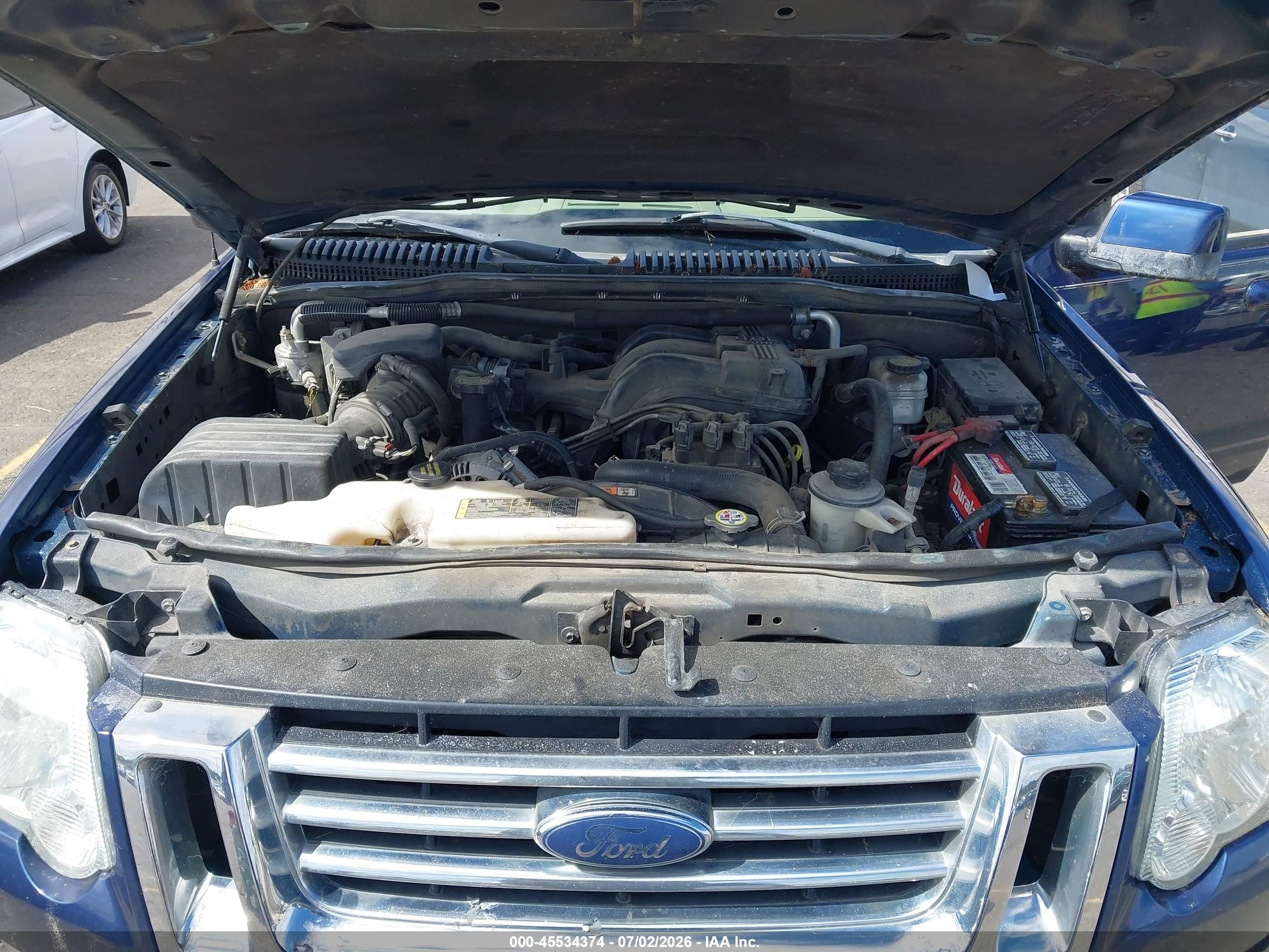 2008 Ford Explorer Eddie Bauer Blue vin: 1FMEU74EX8UB19277