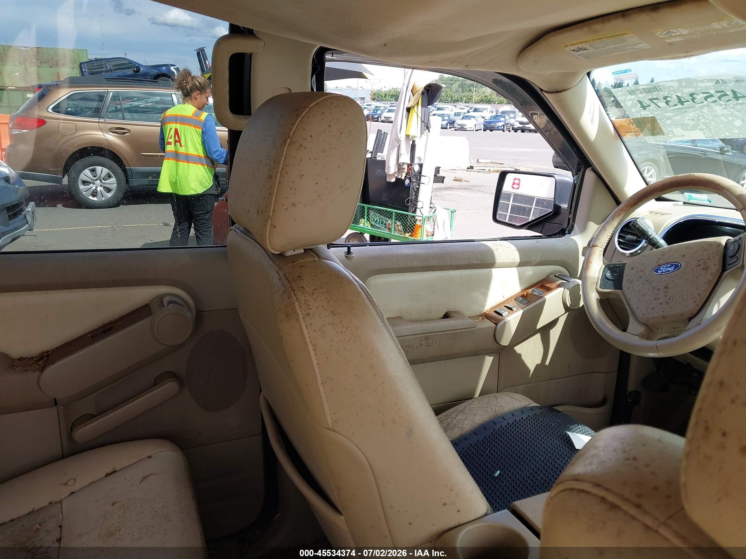 2008 Ford Explorer Eddie Bauer Blue vin: 1FMEU74EX8UB19277