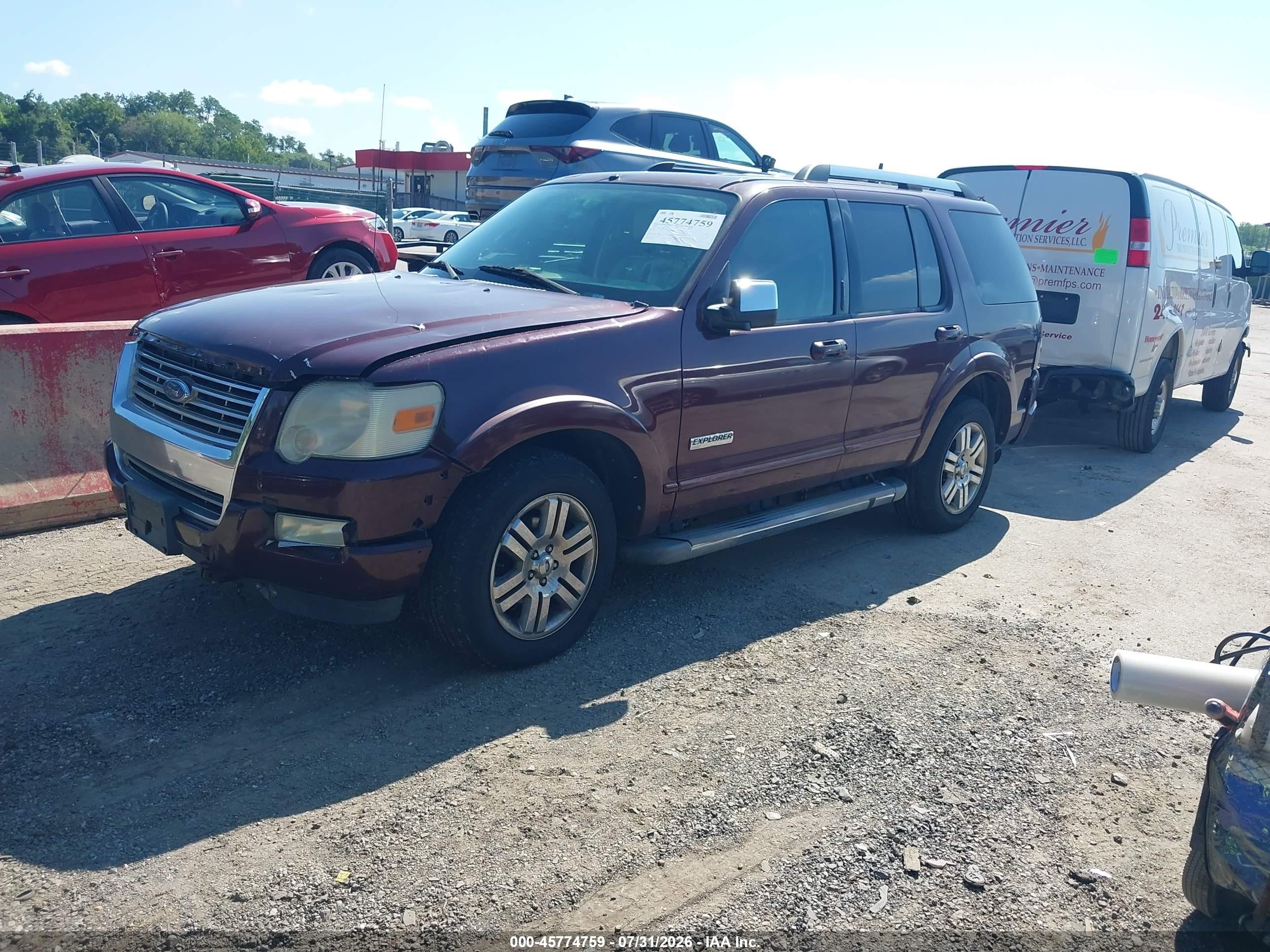 2006 Ford Explorer Limited Maroon vin: 1FMEU75806UA30002