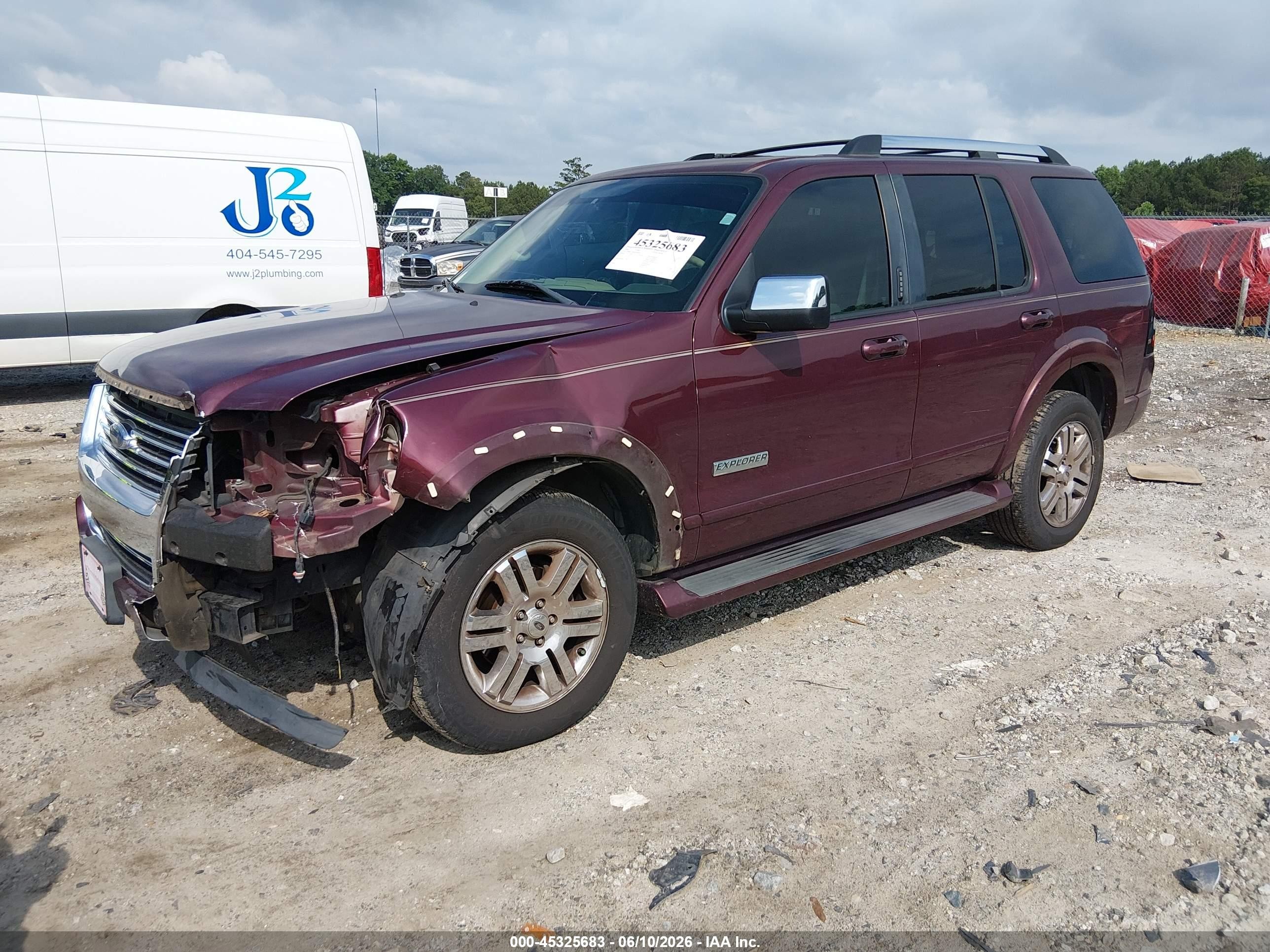 2006 Ford Explorer Limited Maroon vin: 1FMEU75806UB50026
