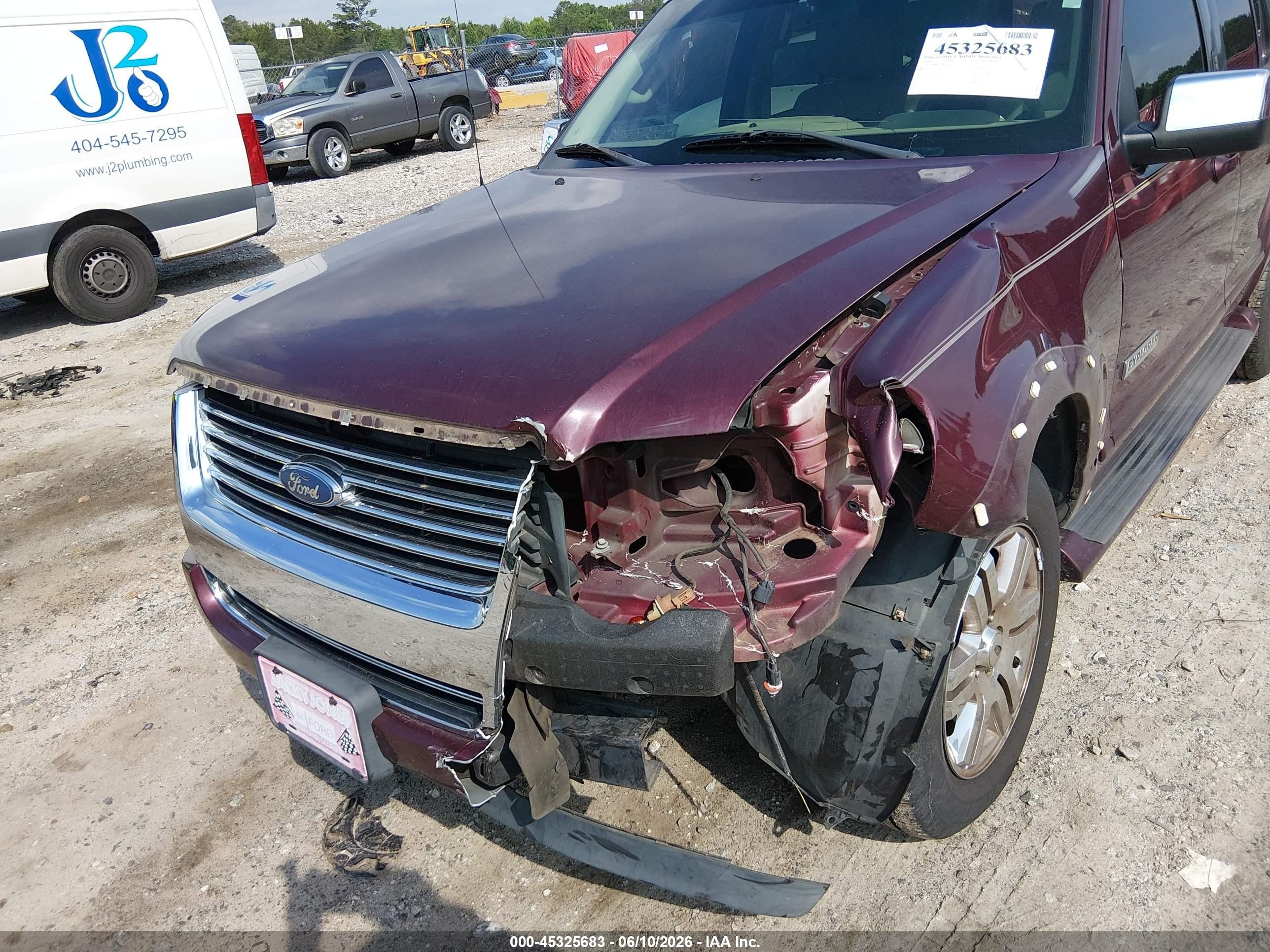 2006 Ford Explorer Limited Maroon vin: 1FMEU75806UB50026
