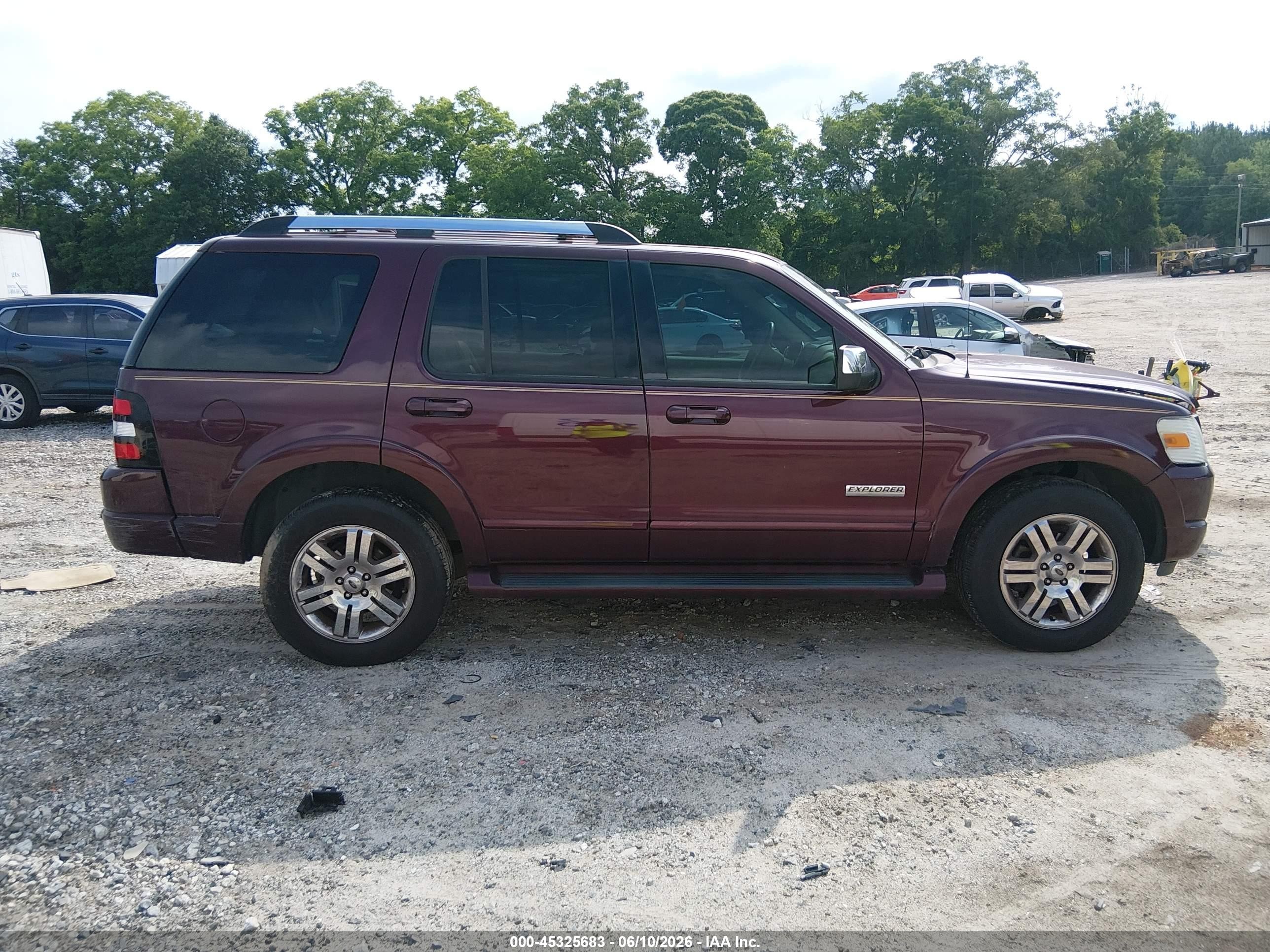 2006 Ford Explorer Limited Maroon vin: 1FMEU75806UB50026
