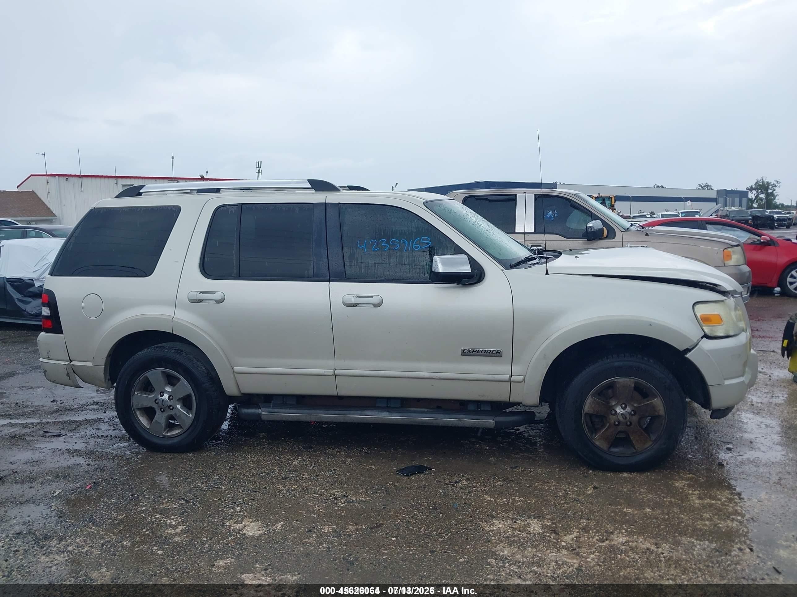 2006 Ford Explorer Limited White vin: 1FMEU75816ZA13714
