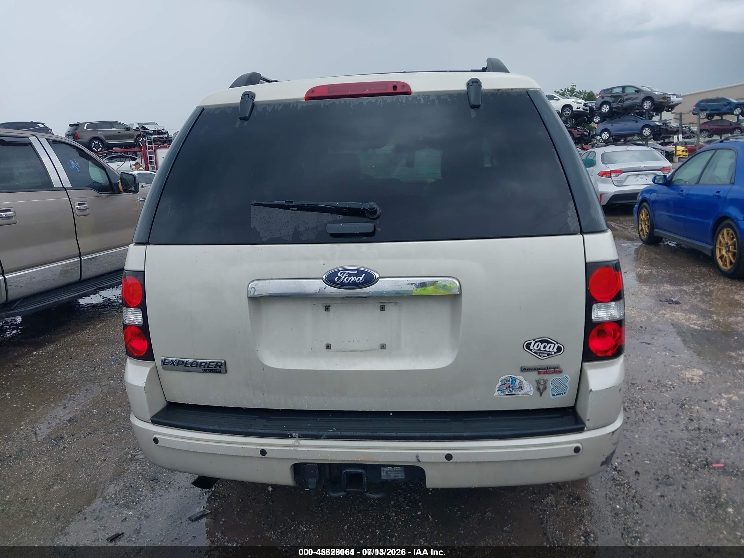 2006 Ford Explorer Limited White vin: 1FMEU75816ZA13714