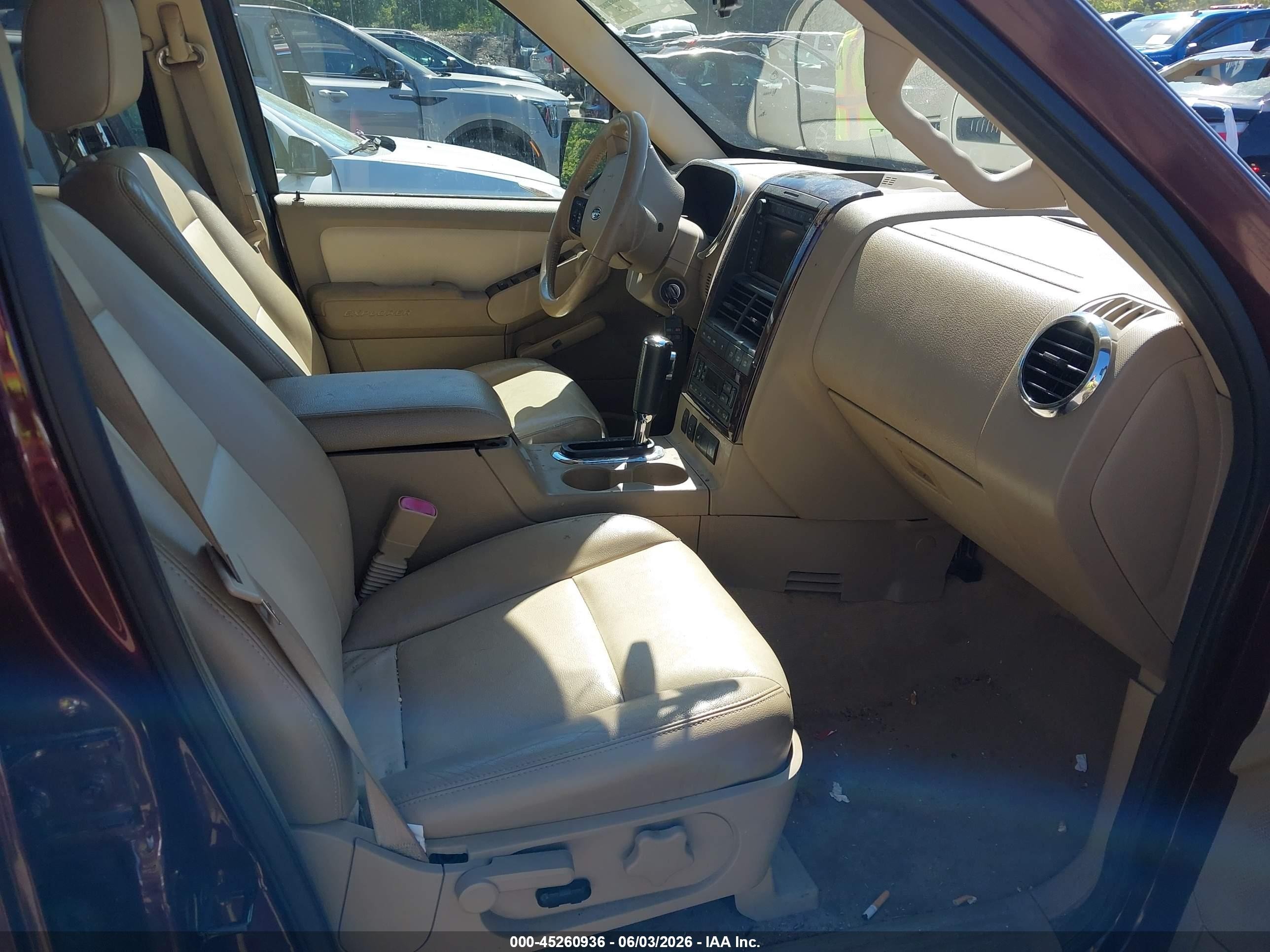 2007 Ford Explorer Limited Red vin: 1FMEU75827UB29017