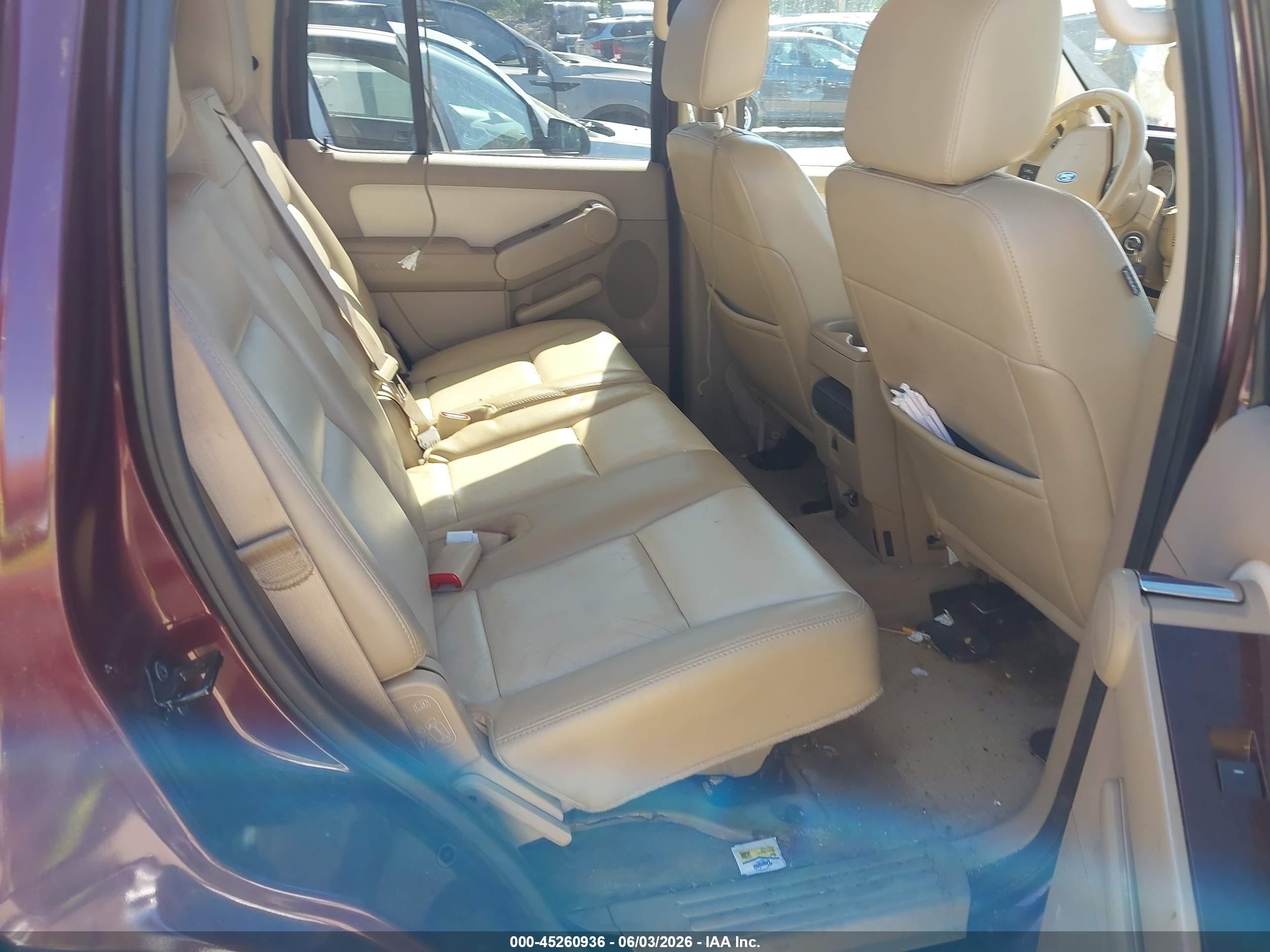 2007 Ford Explorer Limited Red vin: 1FMEU75827UB29017