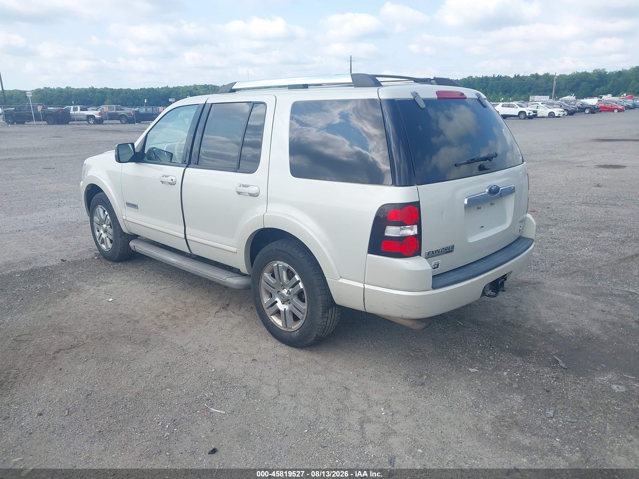 2006 Ford Explorer Limited White vin: 1FMEU75836ZA15612