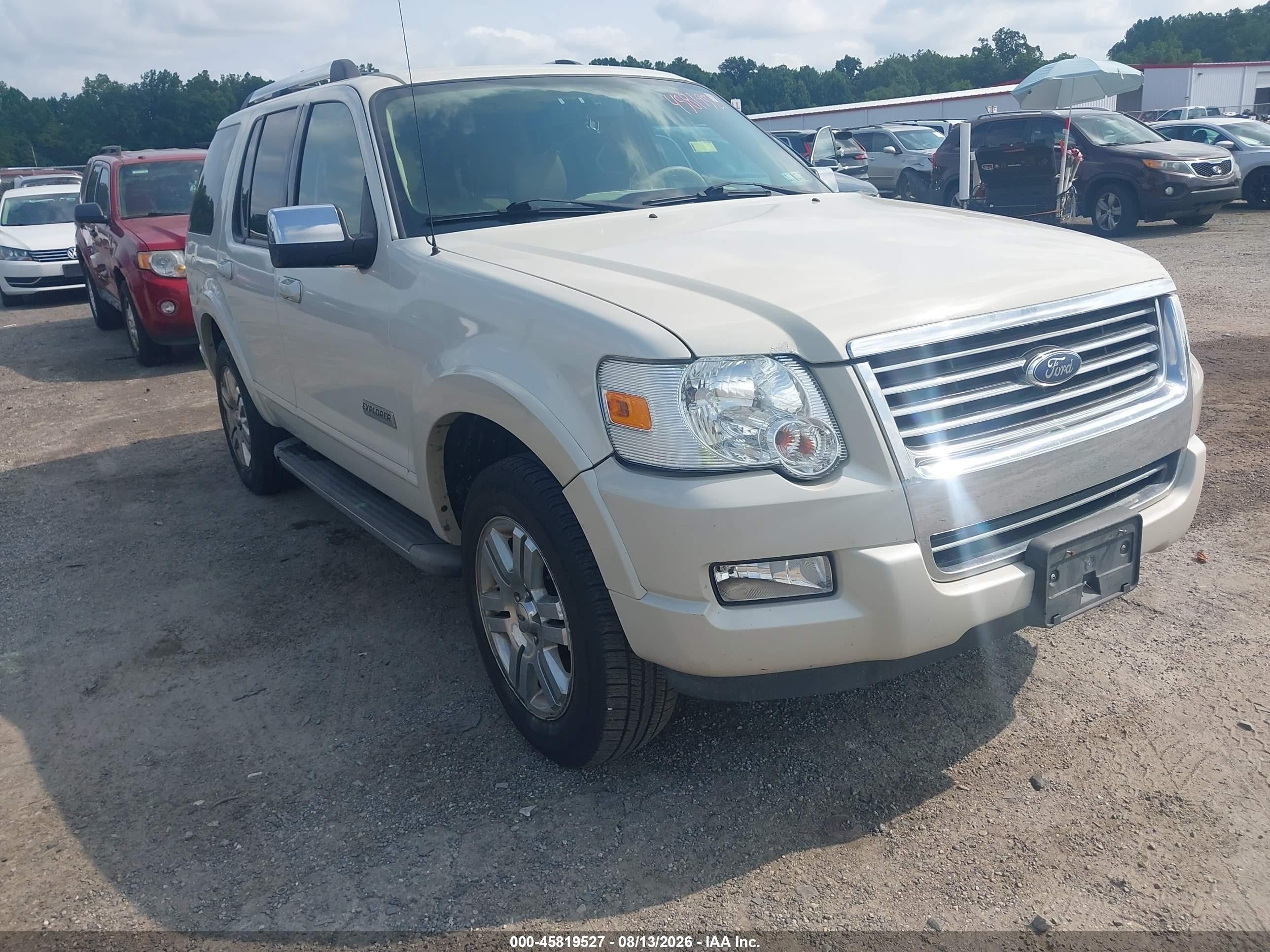 2006 Ford Explorer Limited White vin: 1FMEU75836ZA15612