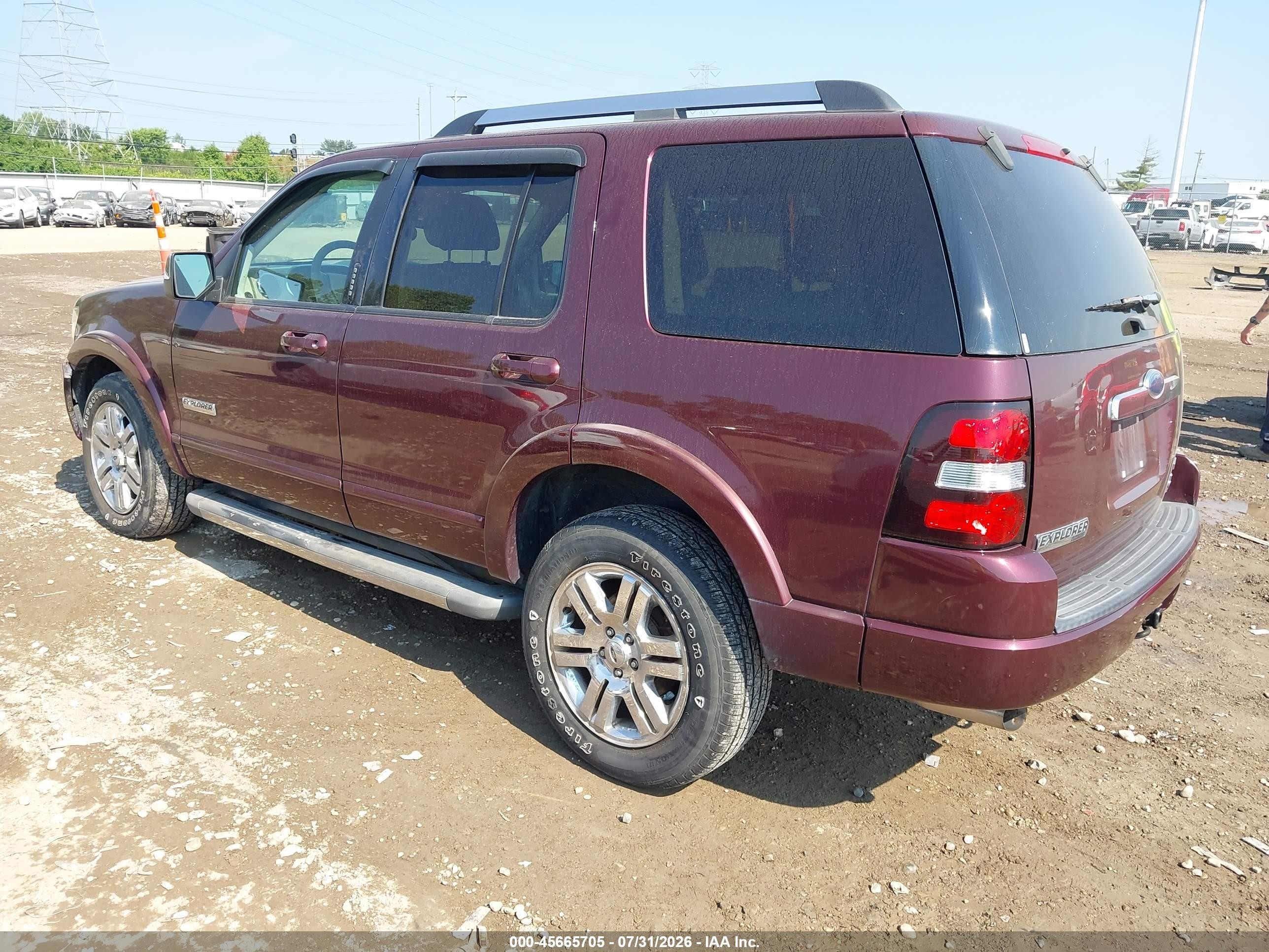 2006 Ford Explorer Limited Burgundy vin: 1FMEU75846UB12167