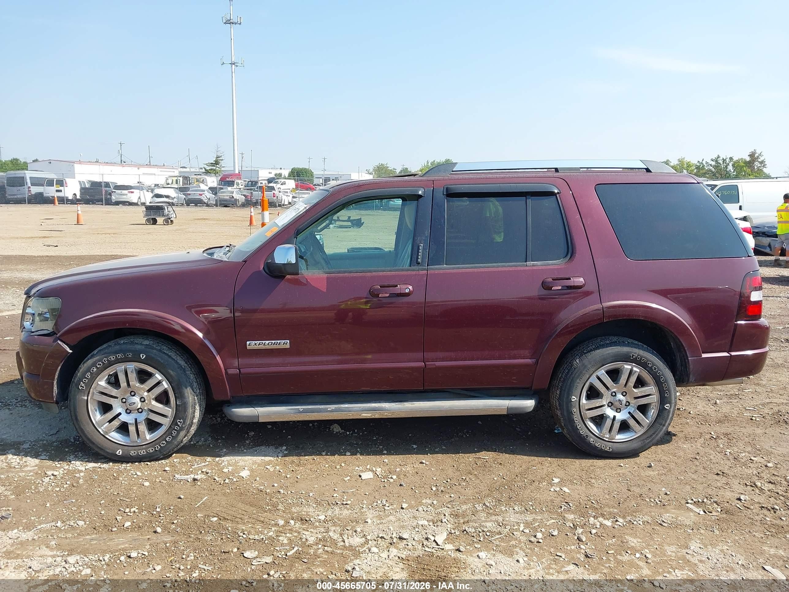 2006 Ford Explorer Limited Burgundy vin: 1FMEU75846UB12167