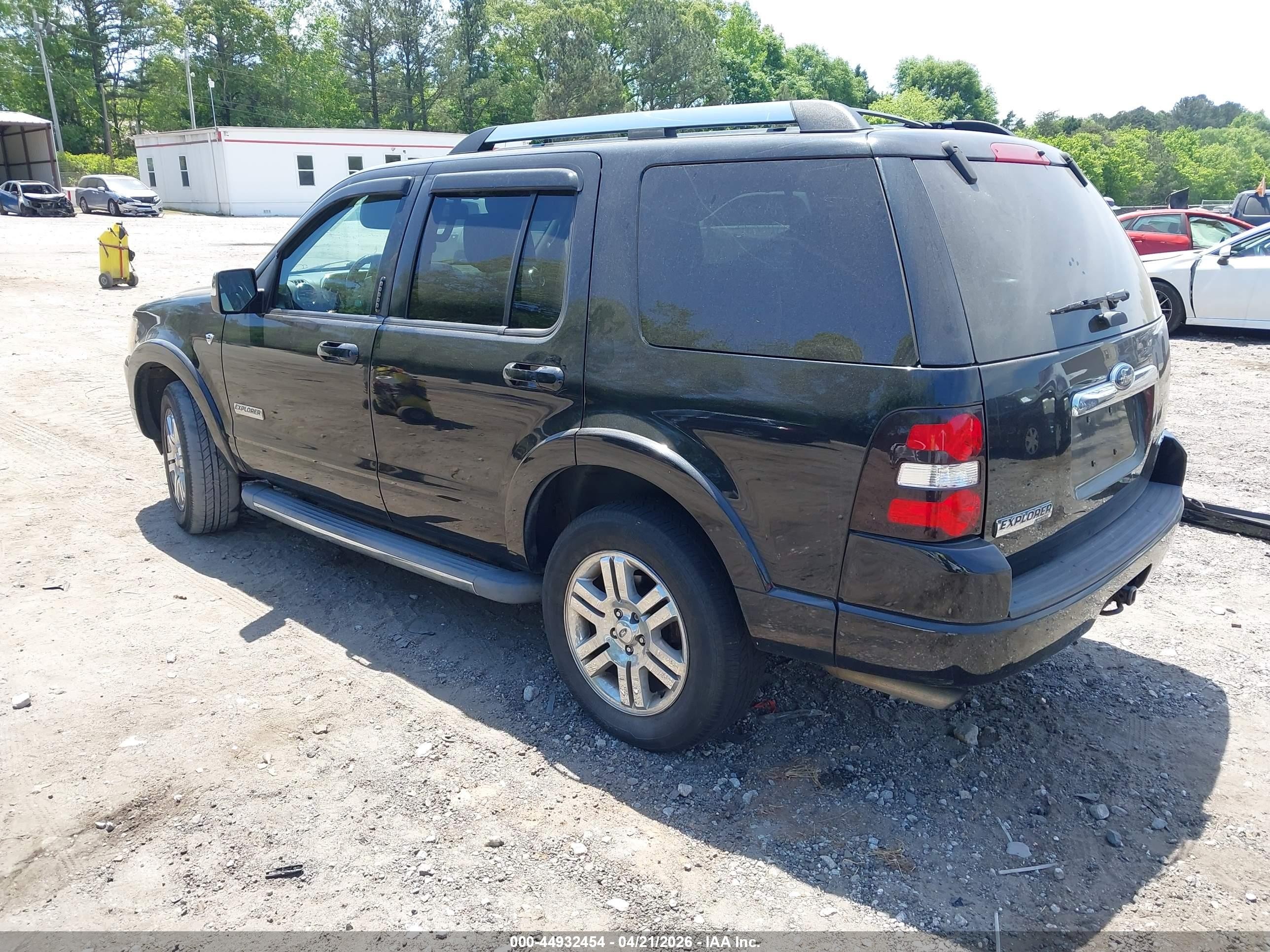 2008 Ford Explorer Limited Black vin: 1FMEU75858UB19065