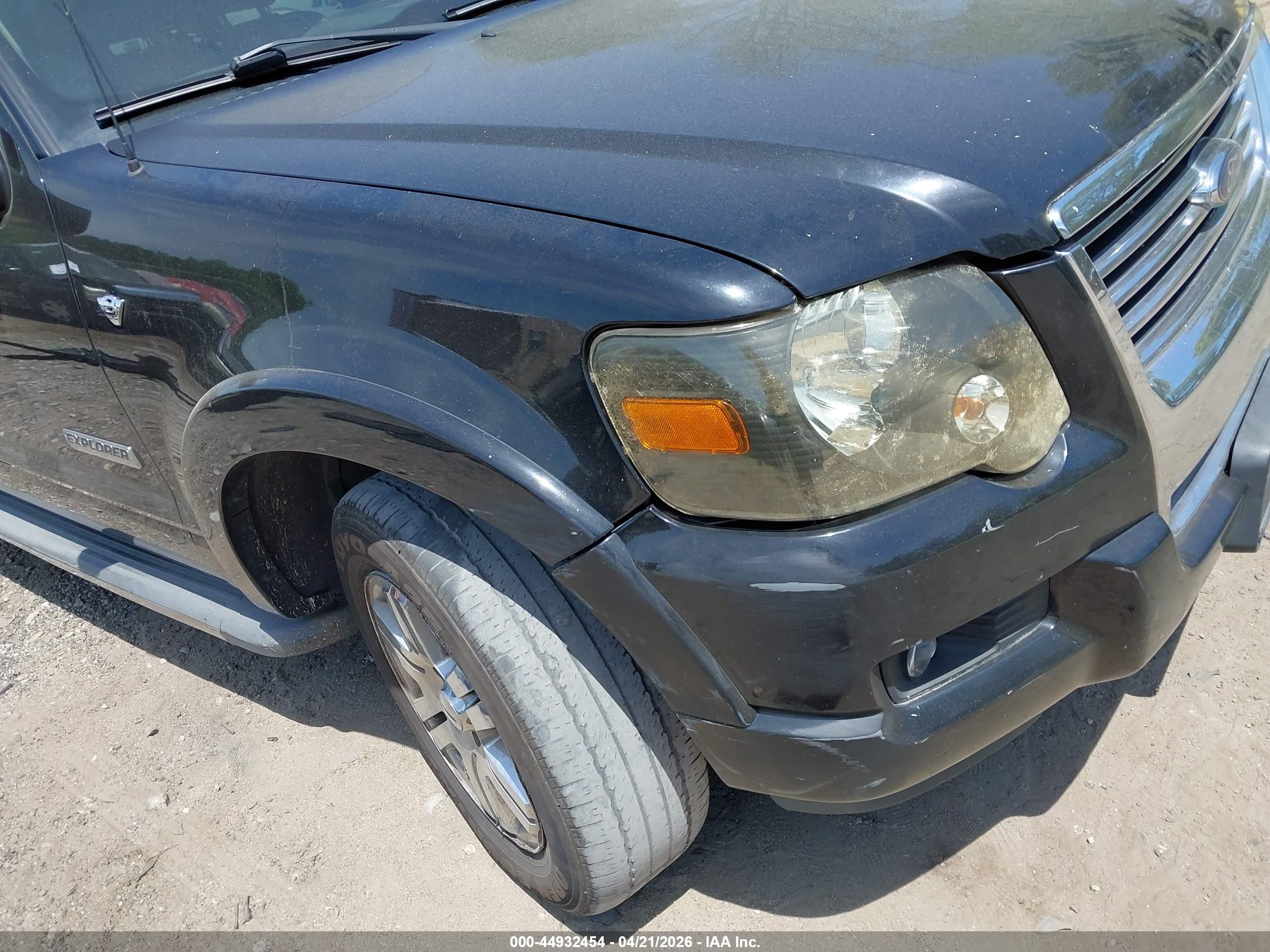 2008 Ford Explorer Limited Black vin: 1FMEU75858UB19065