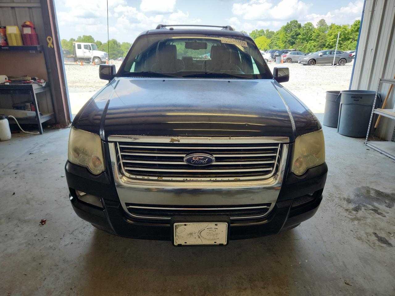 2006 Ford Explorer Limited Black vin: 1FMEU75876UB09506 Damage: Hood, Dent(S) W/ Paint Dmg, 5 To 6 Inches