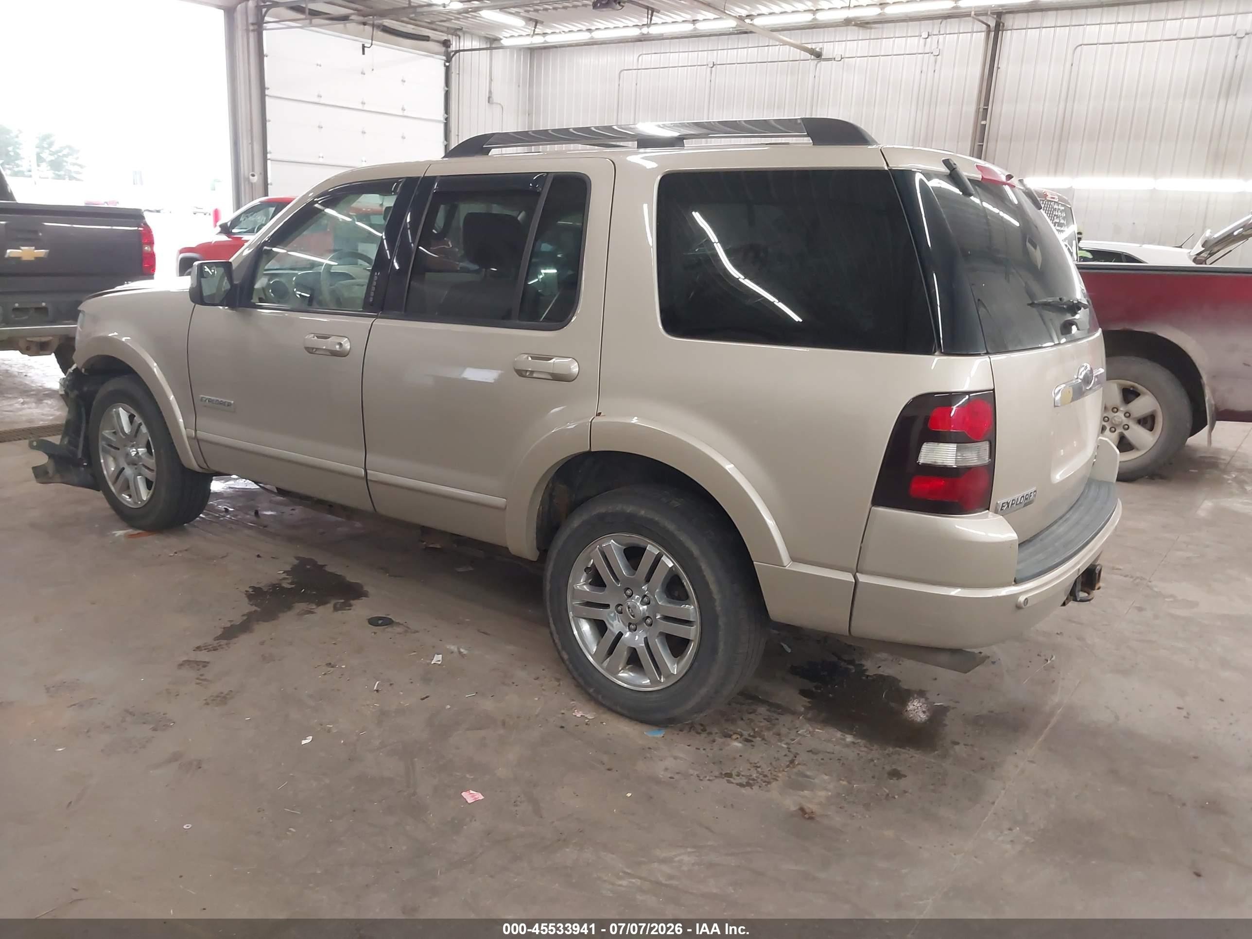 2006 Ford Explorer Limited Beige vin: 1FMEU75876UB56549