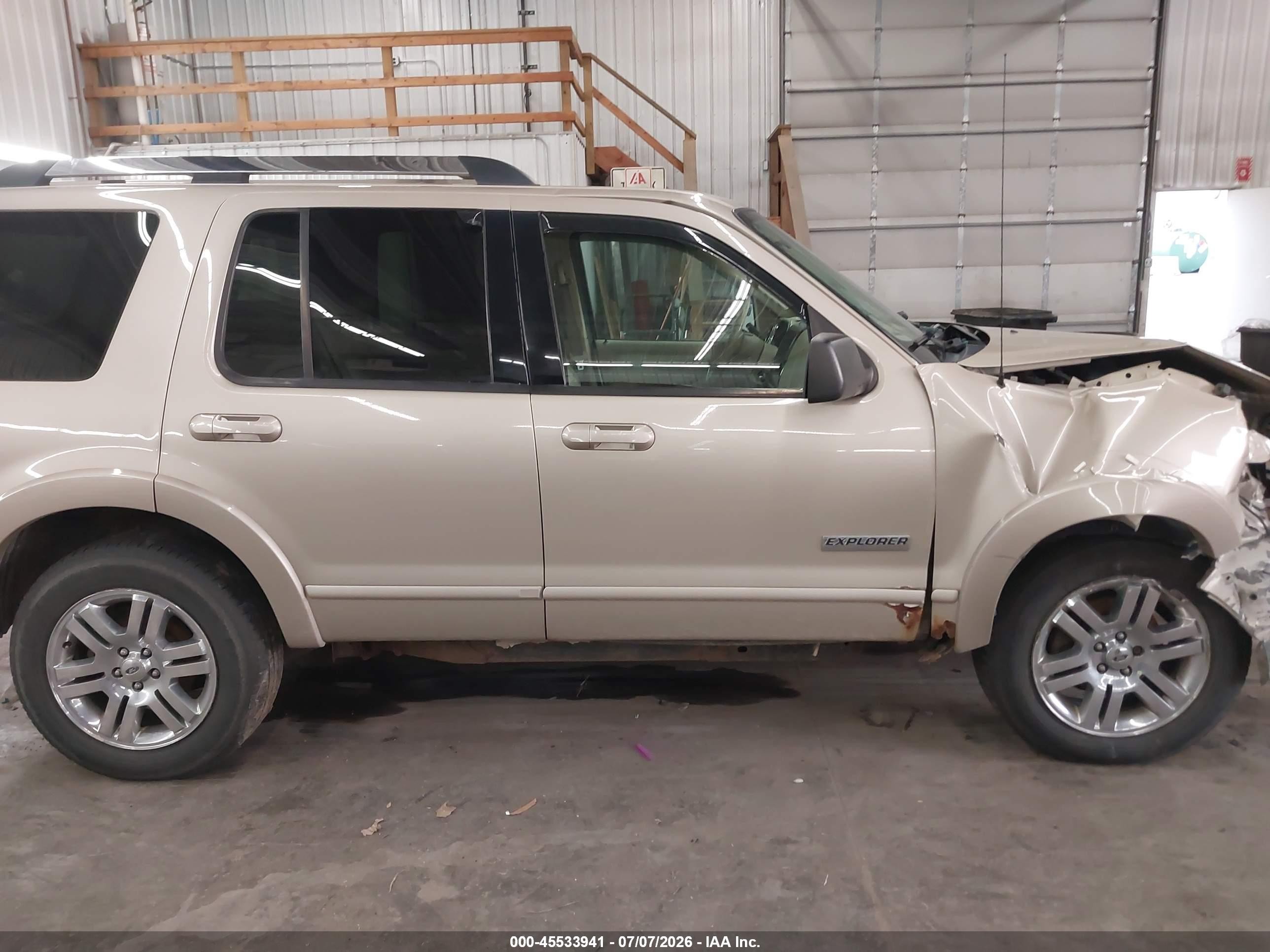 2006 Ford Explorer Limited Beige vin: 1FMEU75876UB56549