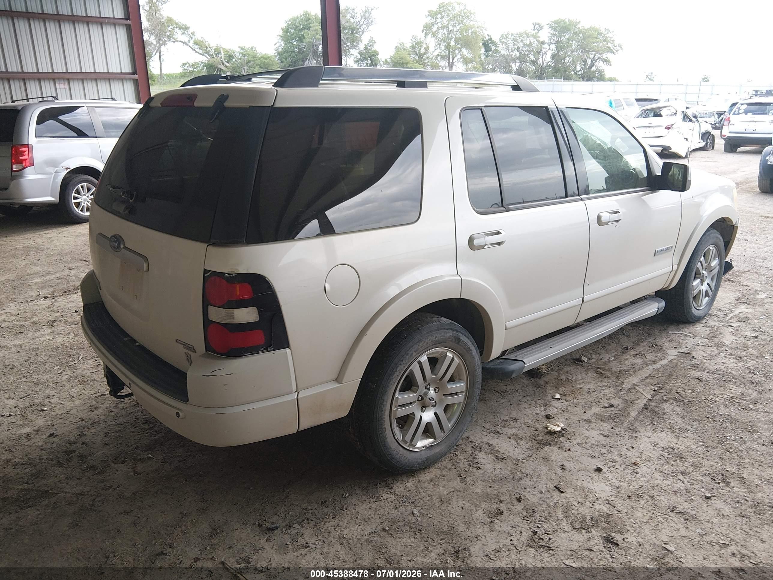 2006 Ford Explorer Limited White vin: 1FMEU75886ZA00751