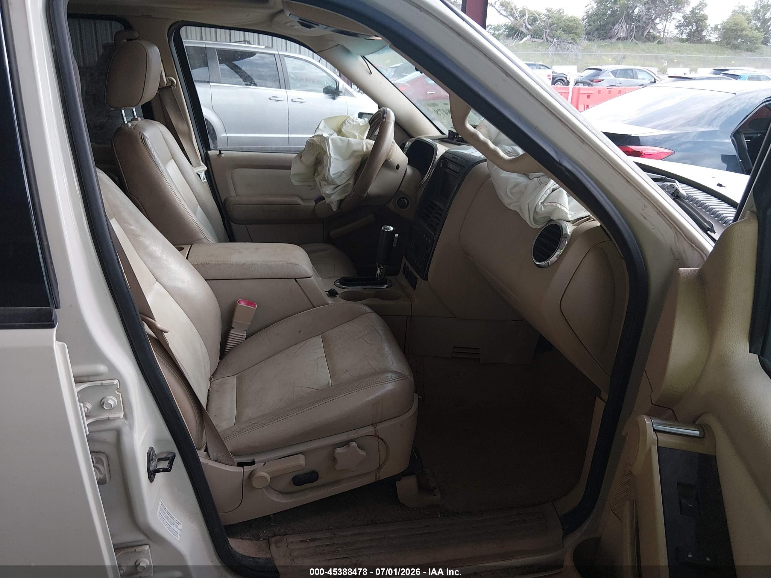 2006 Ford Explorer Limited White vin: 1FMEU75886ZA00751