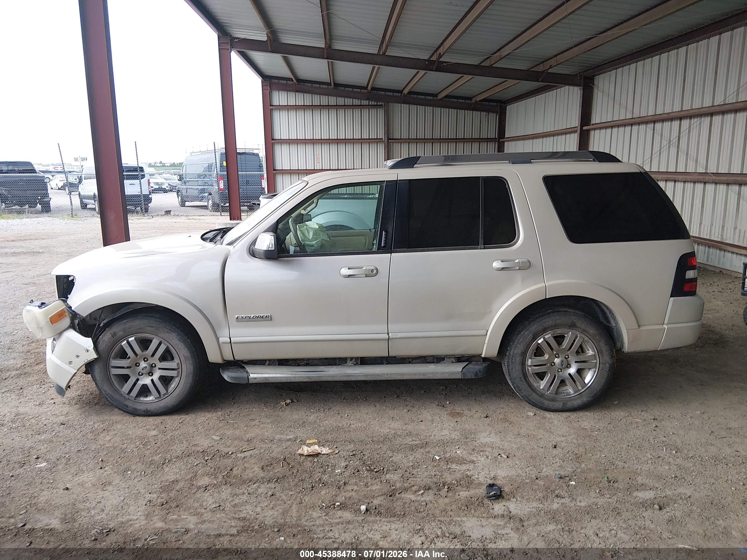 2006 Ford Explorer Limited White vin: 1FMEU75886ZA00751