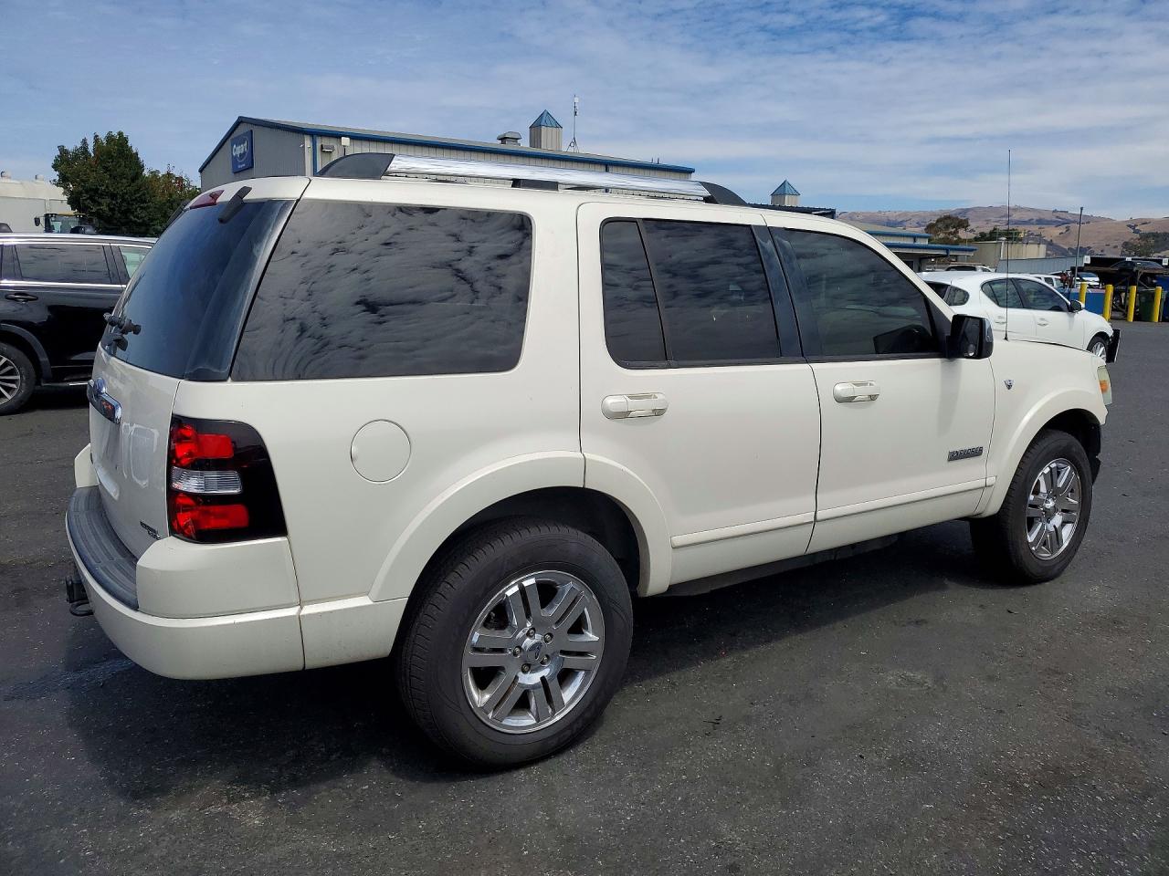 2007 Ford Explorer Limited White vin: 1FMEU75897UB19505