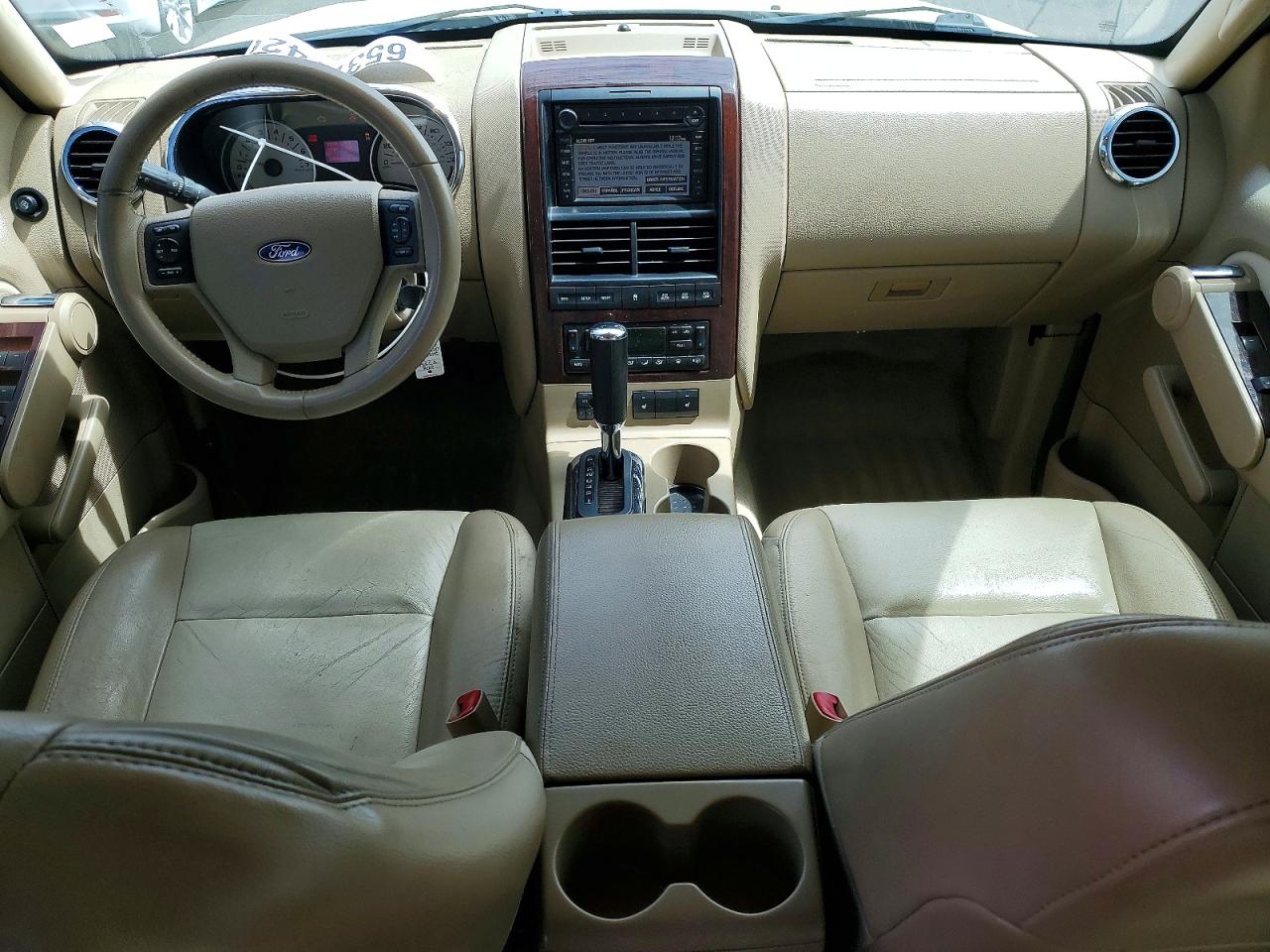 2007 Ford Explorer Limited White vin: 1FMEU75897UB19505