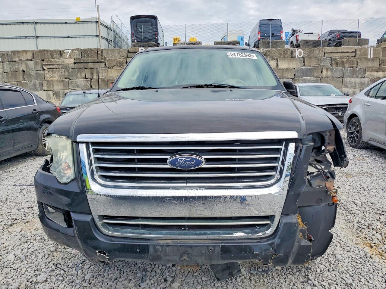 2007 Ford Explorer Limited Black vin: 1FMEU75897UB28561