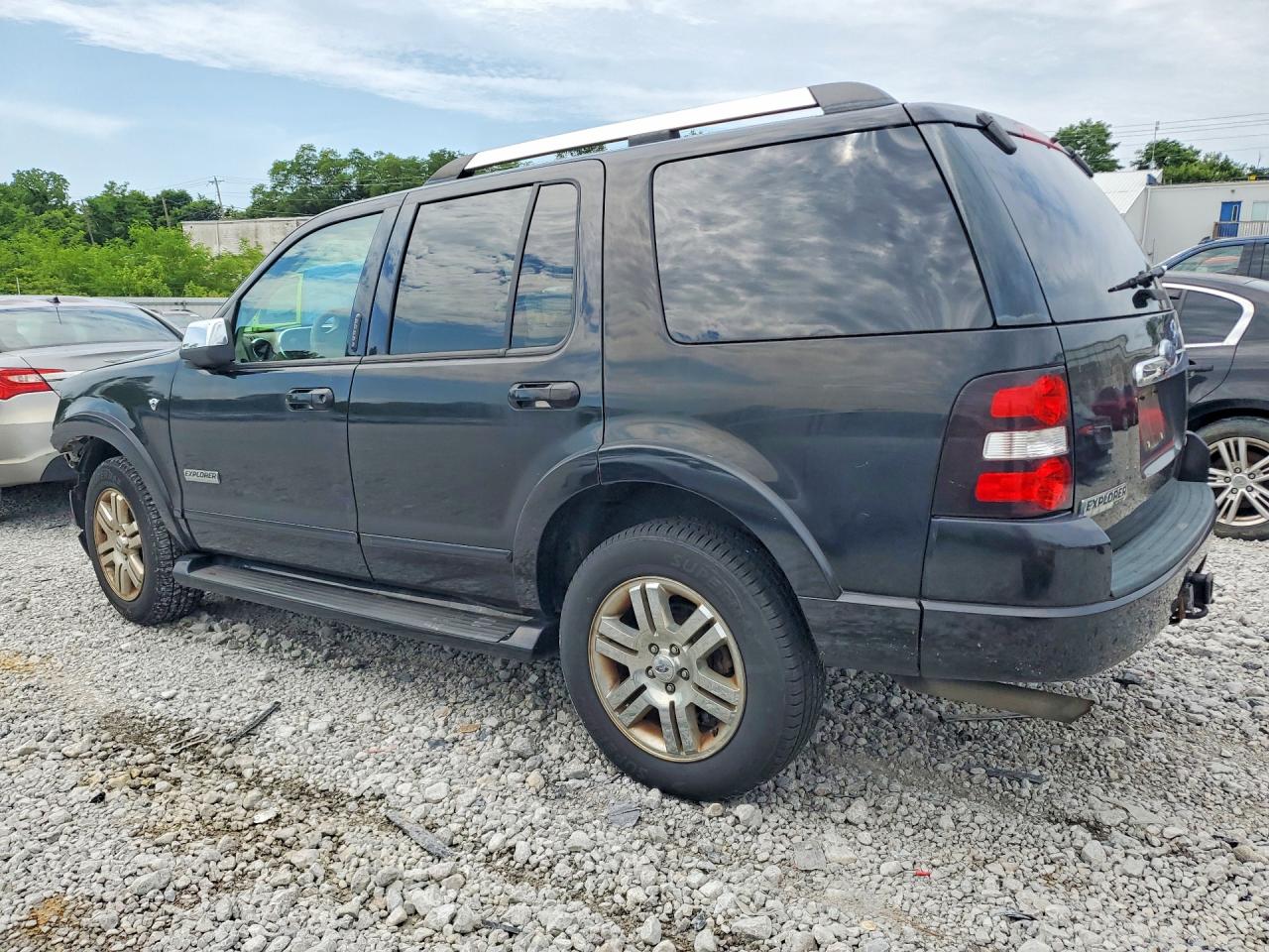 2007 Ford Explorer Limited Black vin: 1FMEU75897UB28561