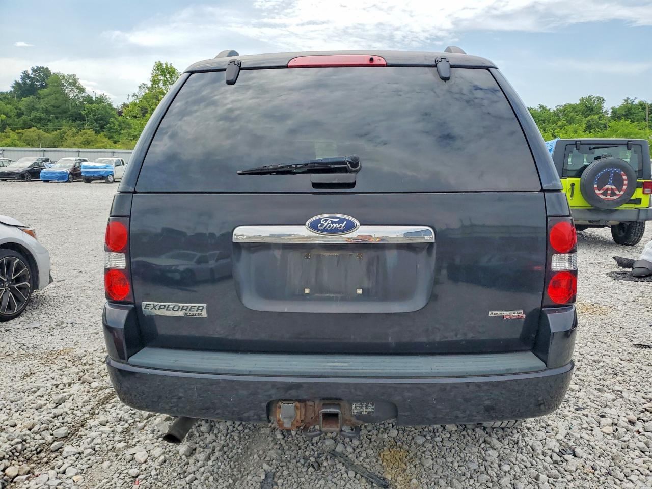 2007 Ford Explorer Limited Black vin: 1FMEU75897UB28561