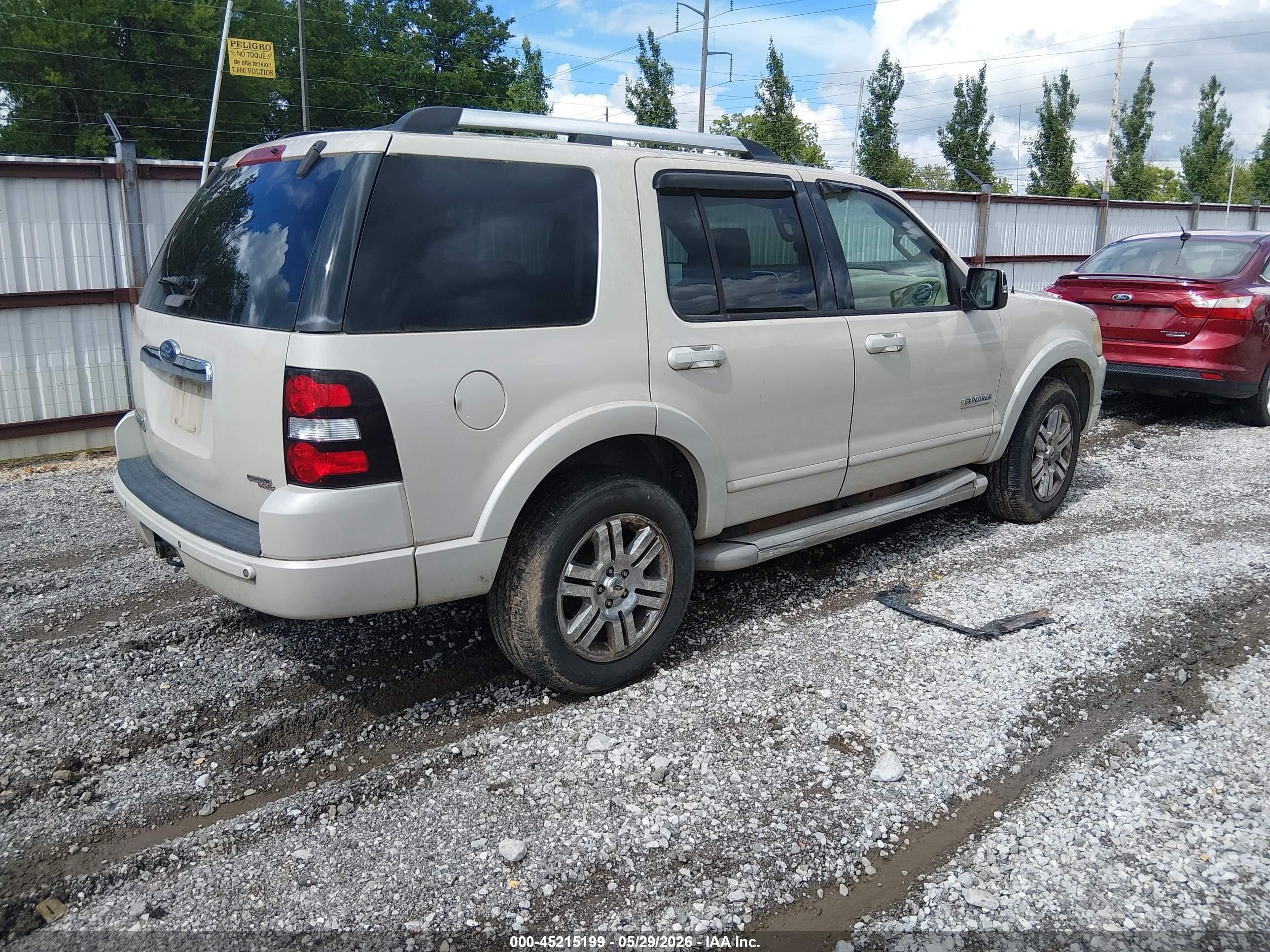 2006 Ford Explorer Limited Cream vin: 1FMEU75E06UB62358