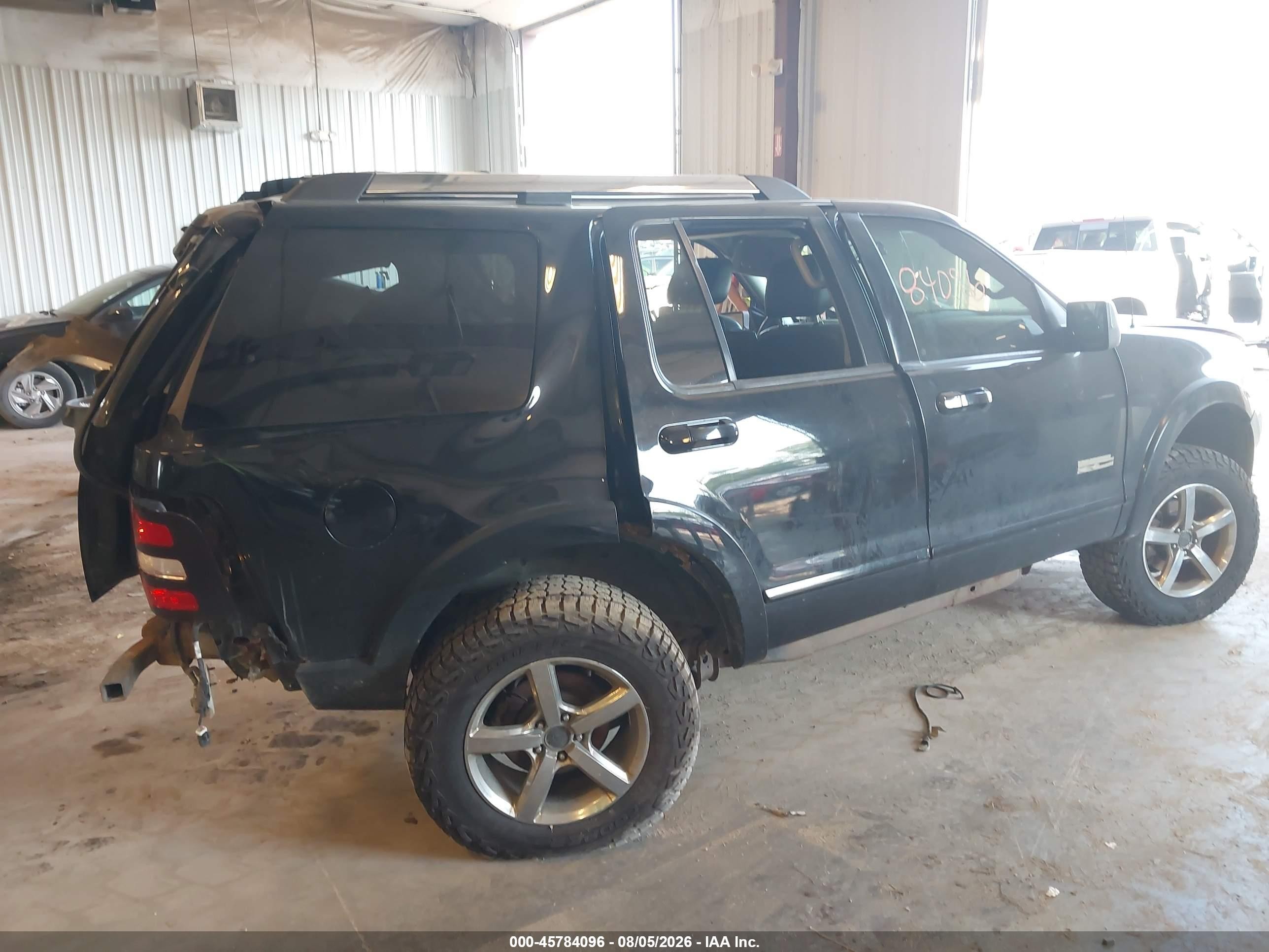 2007 Ford Explorer Limited Черный vin: 1FMEU75E07UA96914
