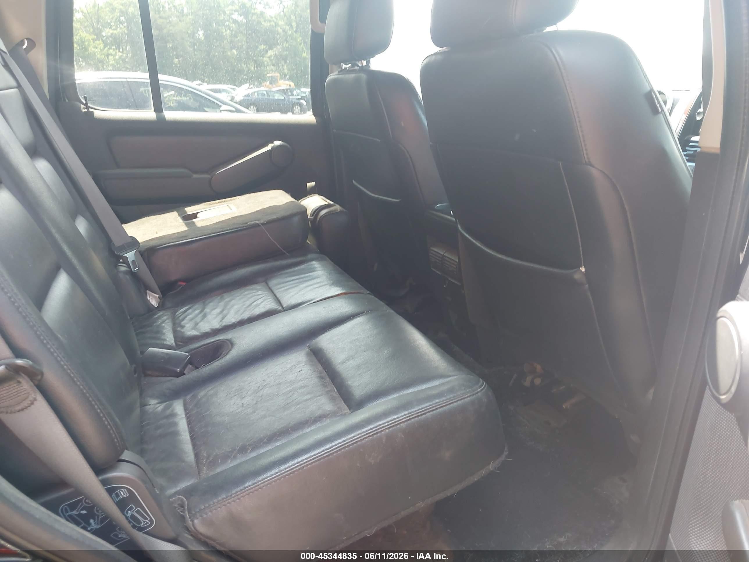 2008 Ford Explorer Limited Black vin: 1FMEU75E28UB05372