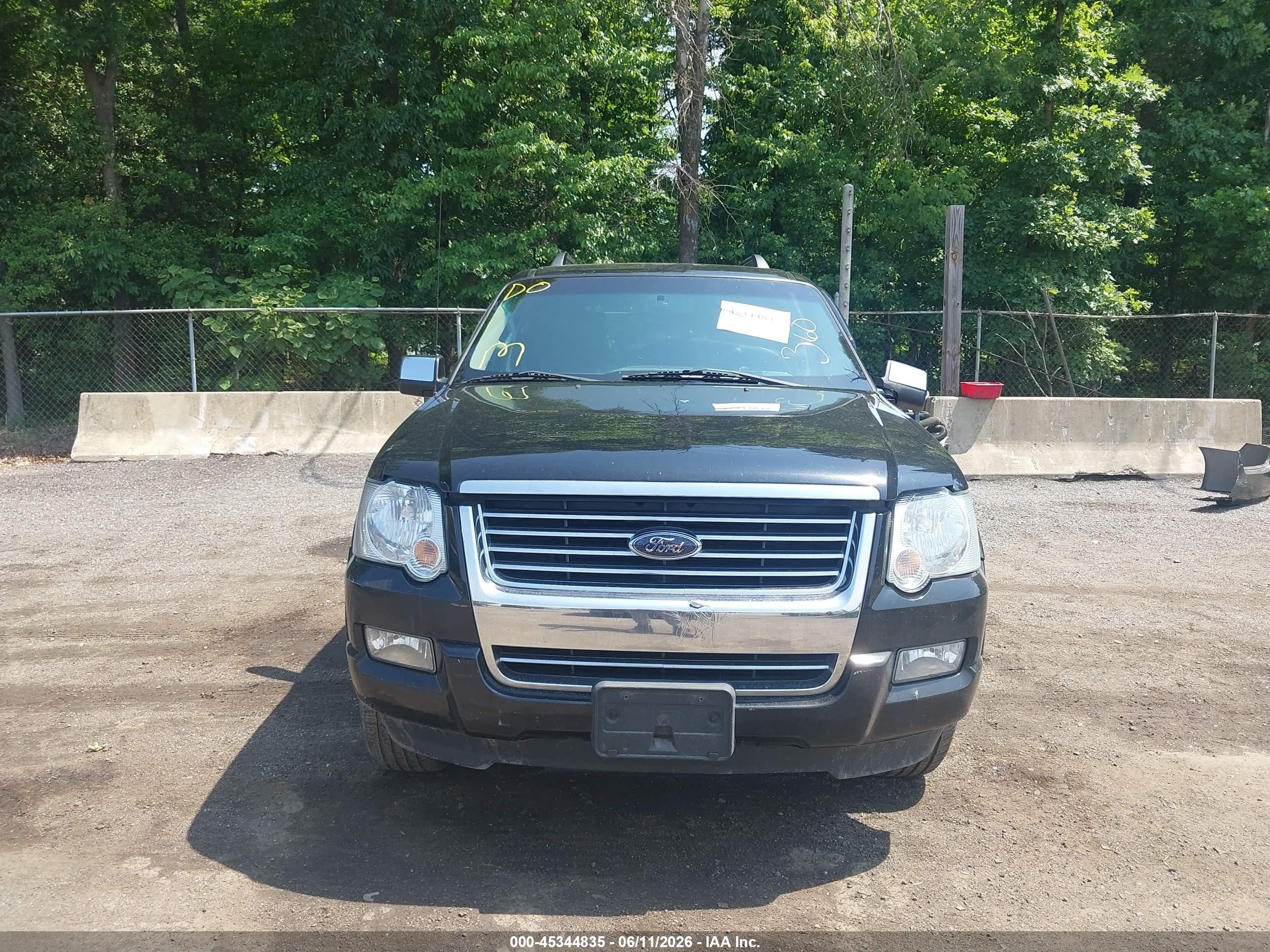 2008 Ford Explorer Limited Black vin: 1FMEU75E28UB05372