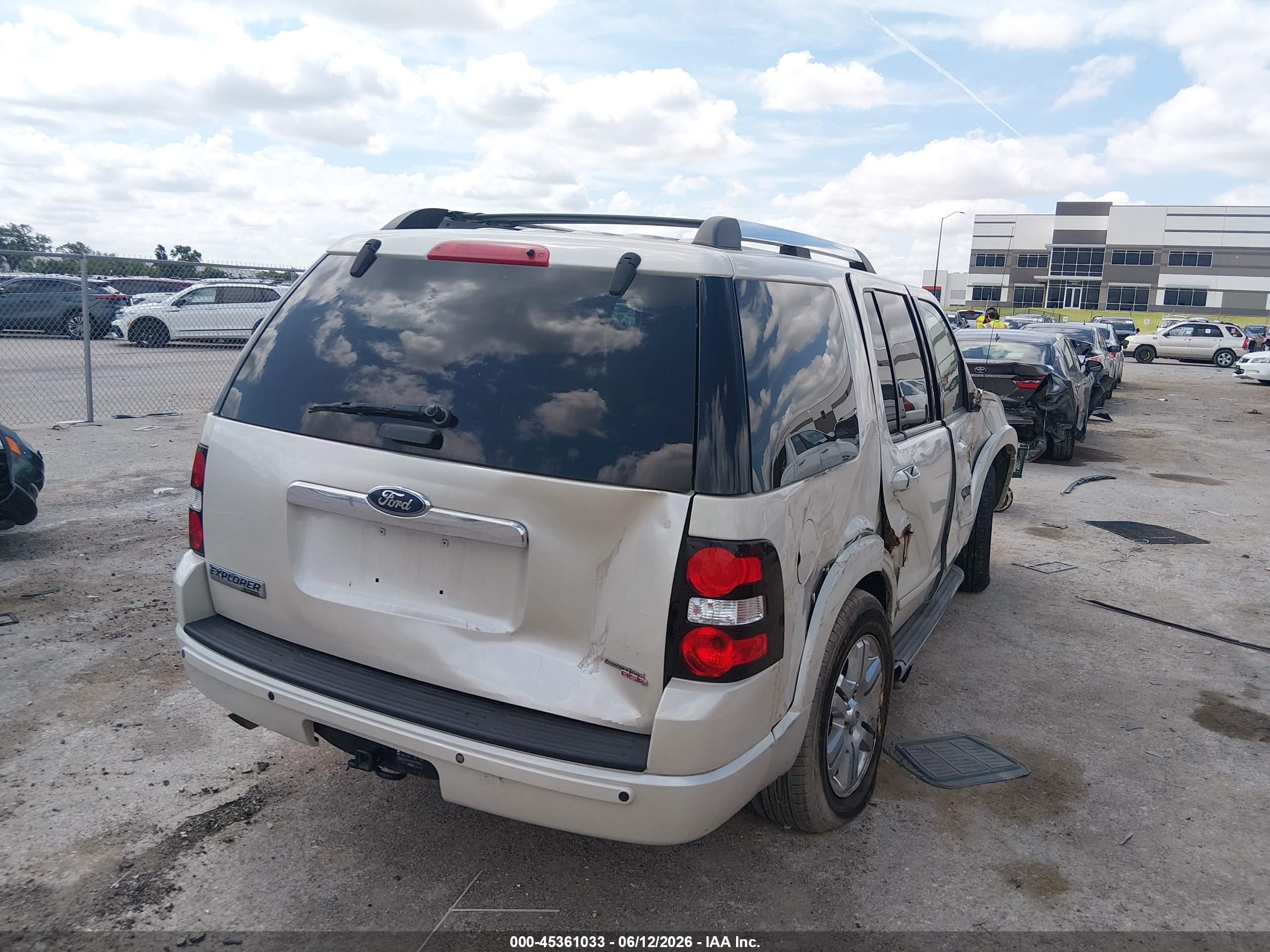 2006 Ford Explorer Limited White vin: 1FMEU75E46UB69555