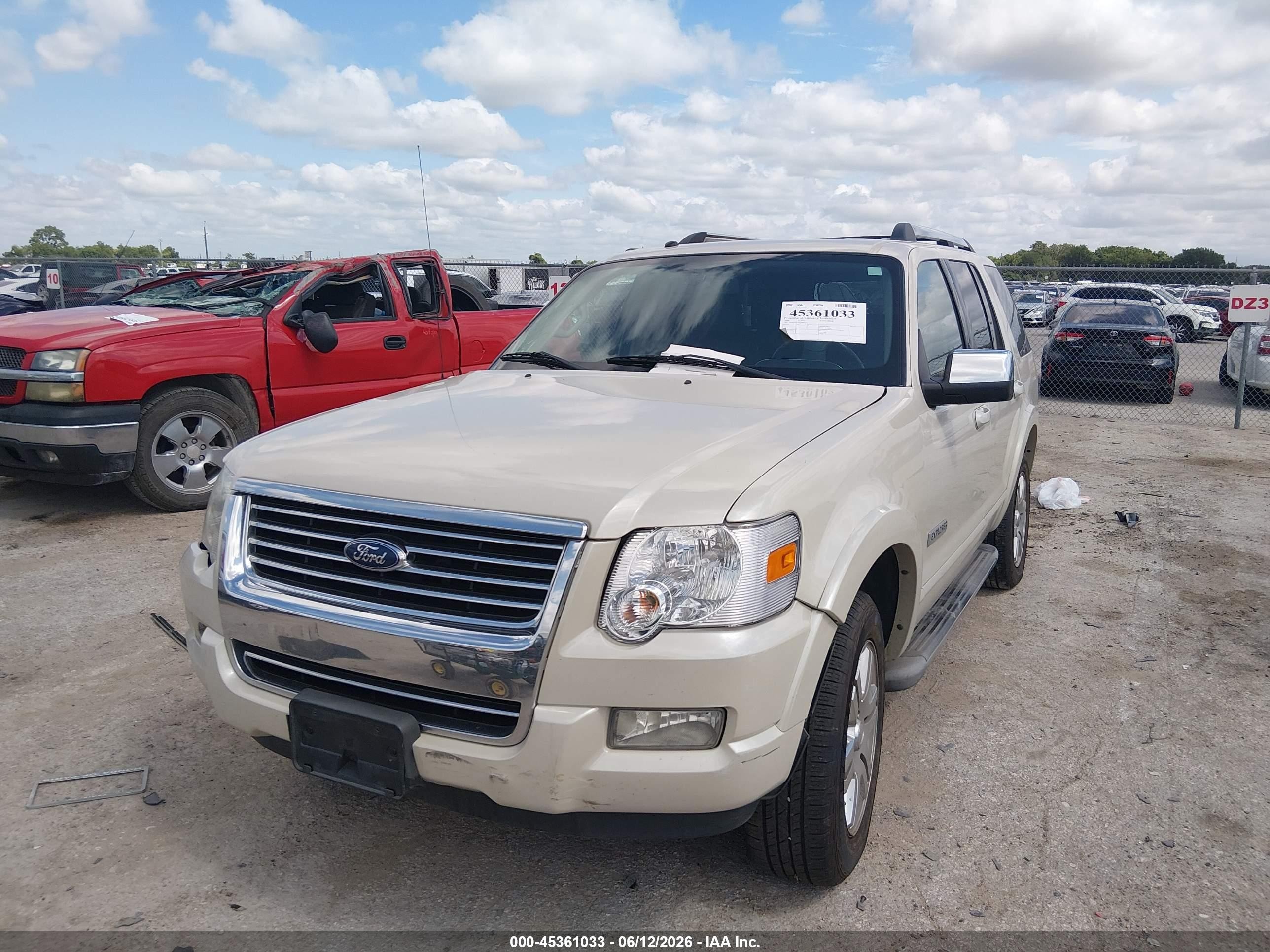 2006 Ford Explorer Limited White vin: 1FMEU75E46UB69555