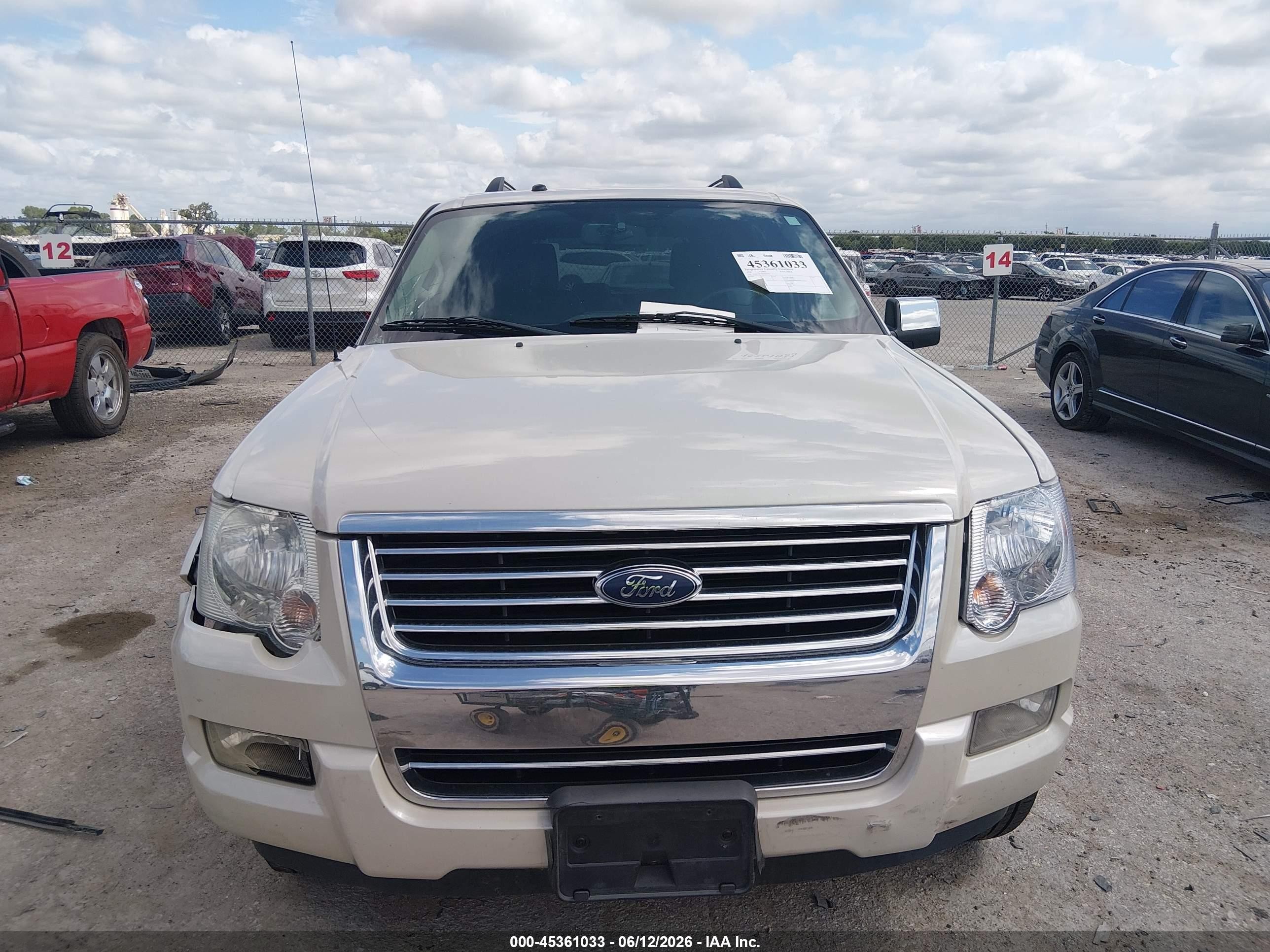 2006 Ford Explorer Limited White vin: 1FMEU75E46UB69555
