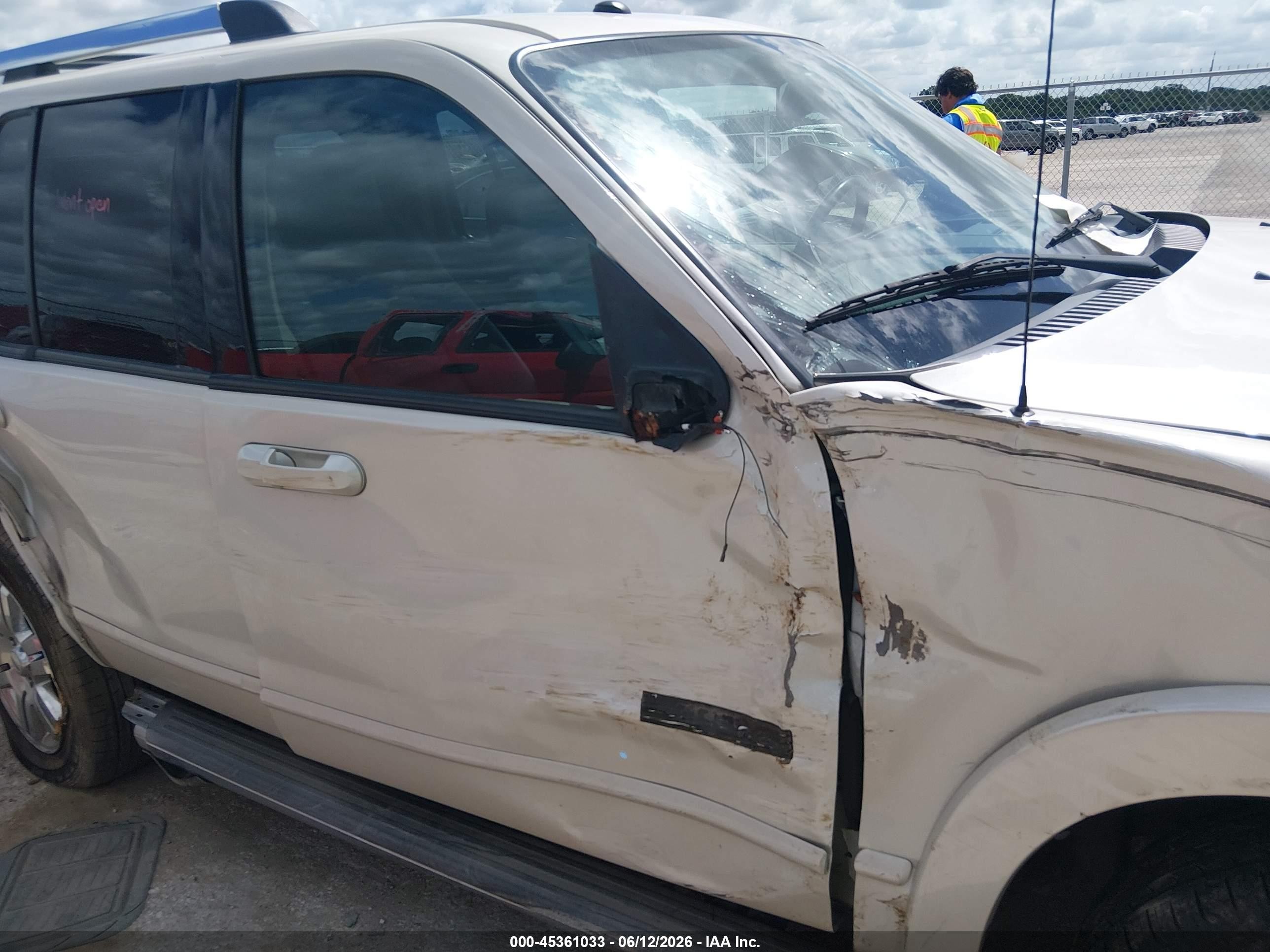 2006 Ford Explorer Limited White vin: 1FMEU75E46UB69555