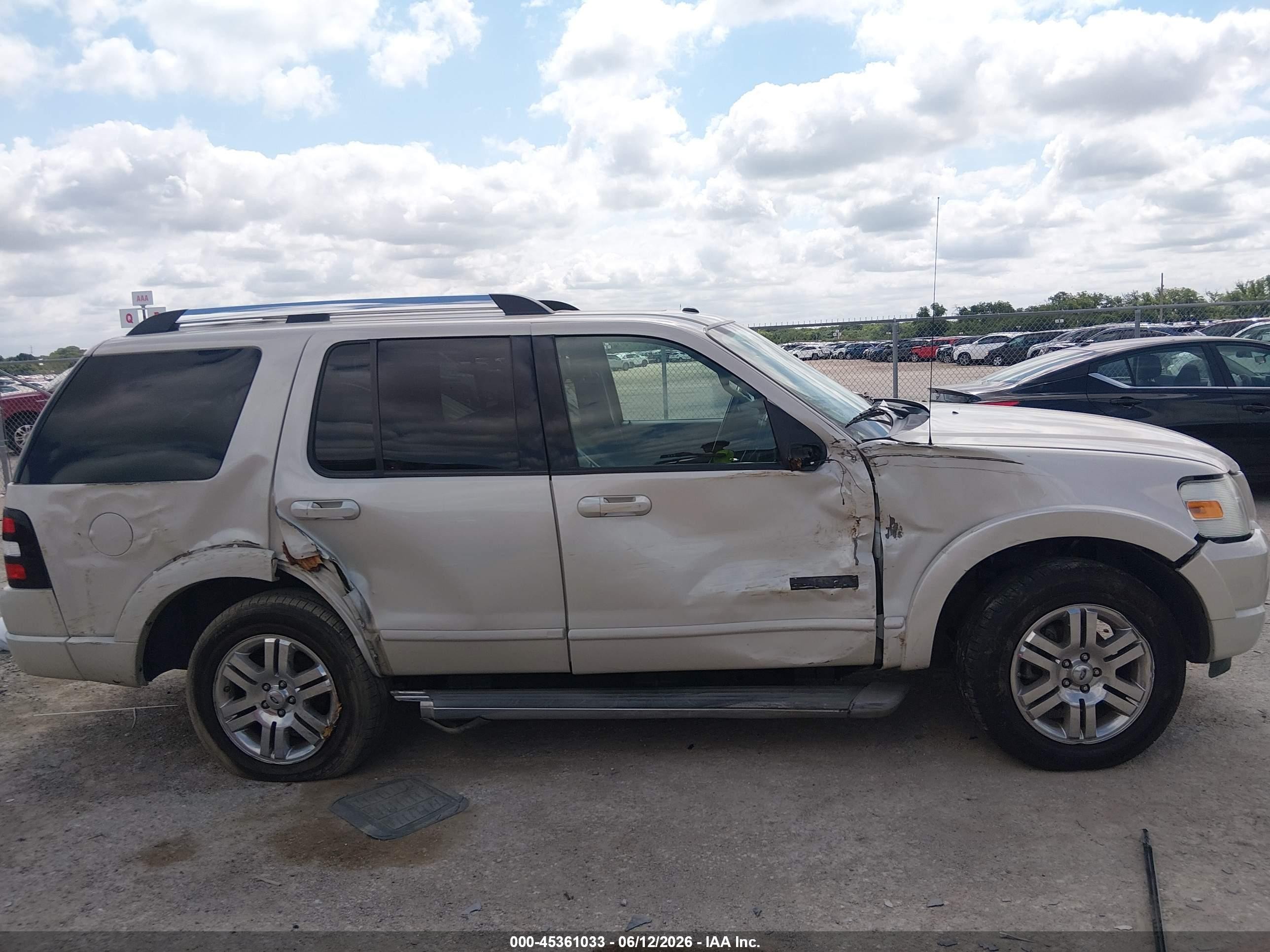2006 Ford Explorer Limited White vin: 1FMEU75E46UB69555